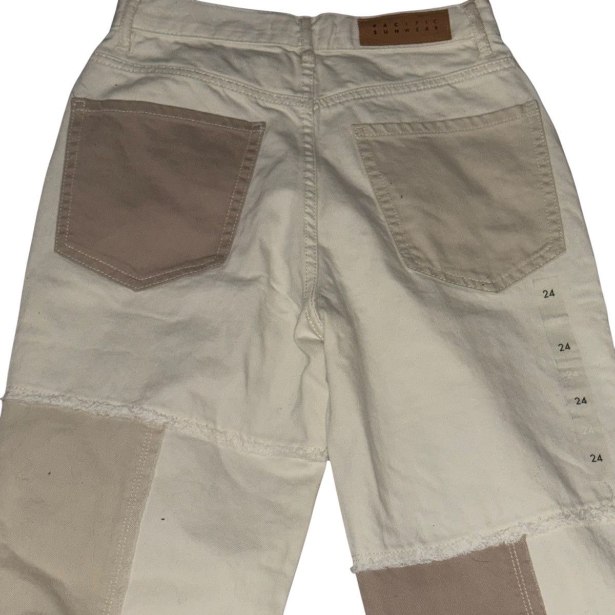Pacsun PacSun Eco off white patchwork Dad jeans Size 24" / US 00 / IT 34 - 8 Thumbnail