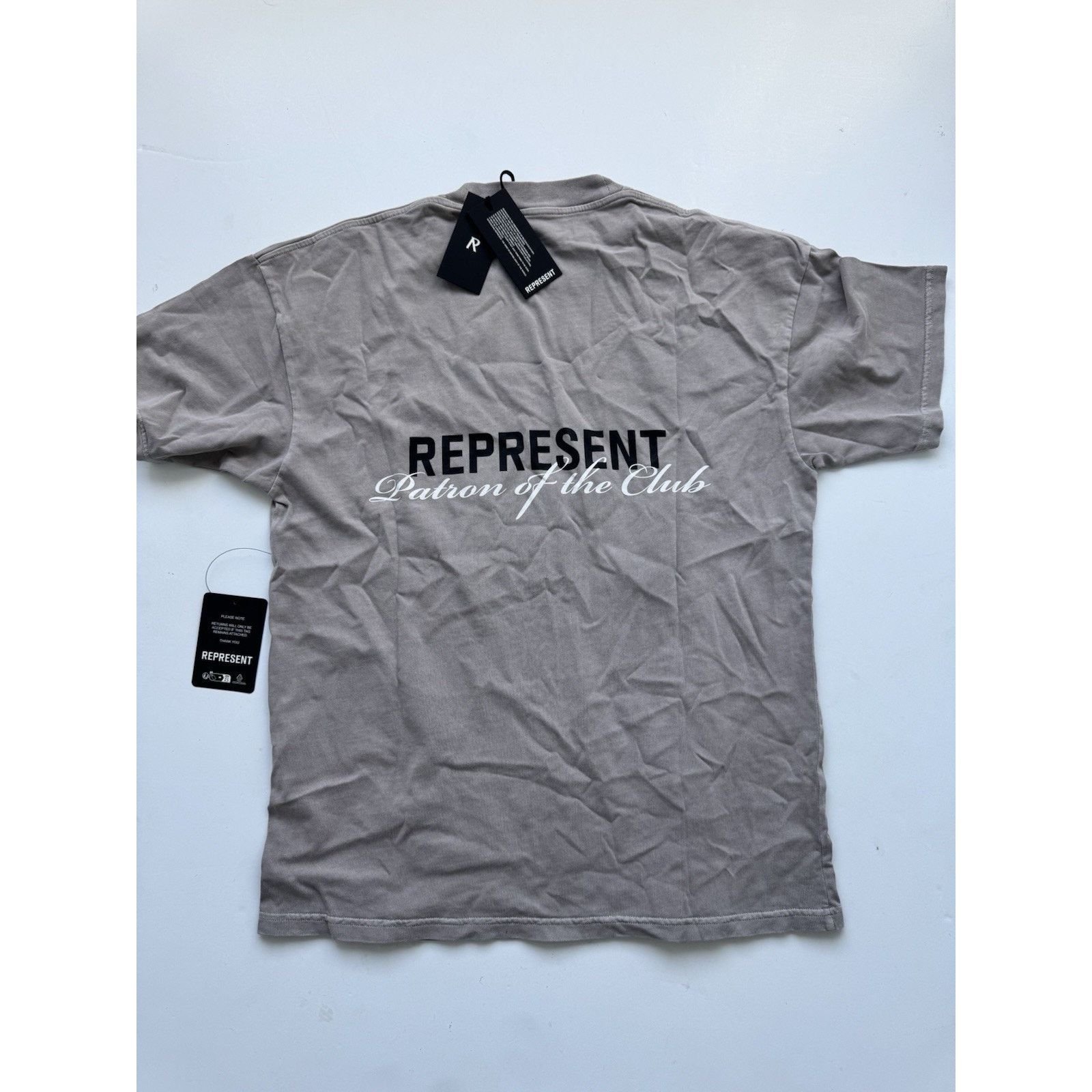 Represent Clo. Represent Patron Of The Club Oversized T-Shirt Mudstone XS Size US XS / EU 42 / 0 - 1 Thumbnail
