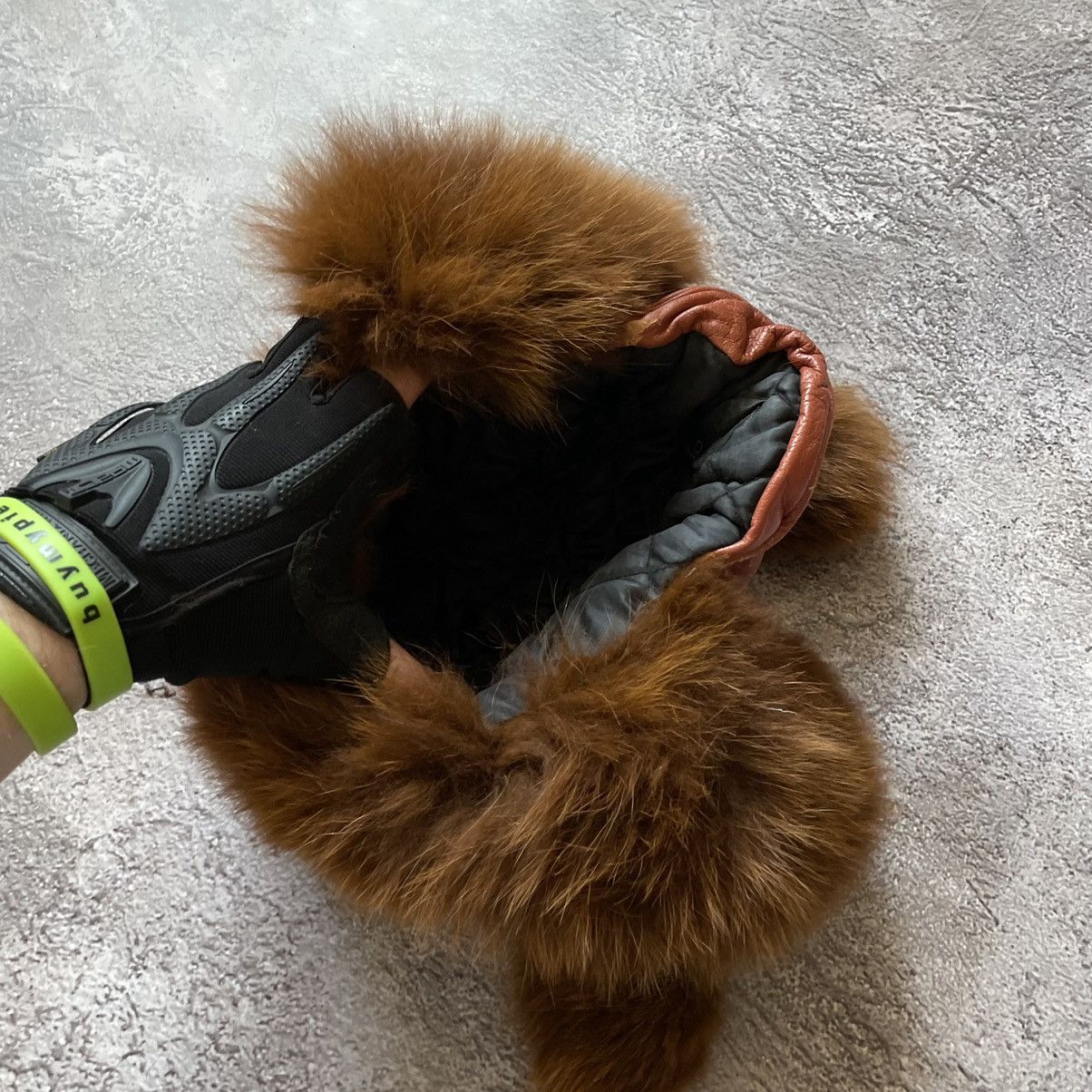 Vintage Vintage 90s Mohair Ushanka Beanie Faux Fur Brown Slim OS Size ONE SIZE - 7 Thumbnail