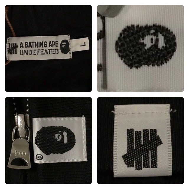 Bape × Undefeated Undefeated × BAPE HEAD LOGO full zip hoodie a bathing ape Size US L / EU 52-54 / 3 - 8 Thumbnail