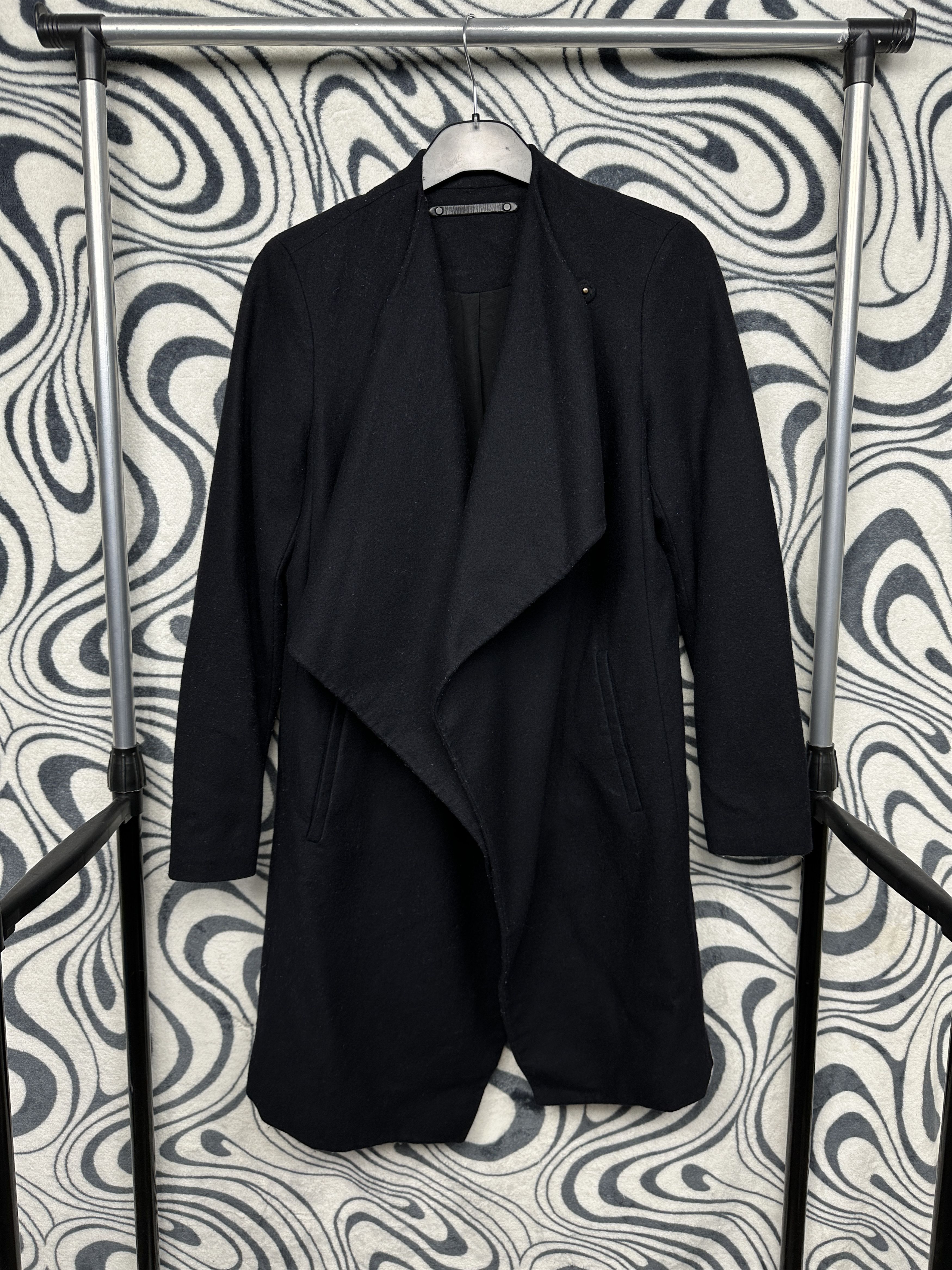 Allsaints AllSaints Womens Ora Wool Coat Jacket Capes Ladies Size S / US 4 / IT 40 - 1 Thumbnail