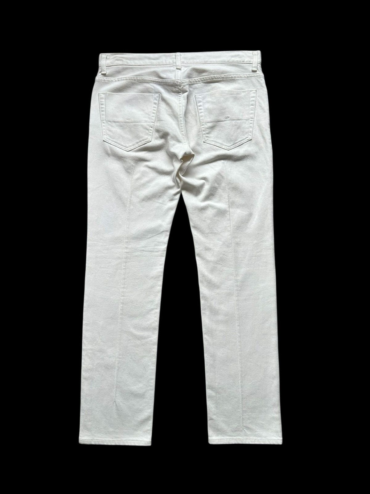 Uru 13FW URU - White denim jeans Size US 33 - 3 Thumbnail