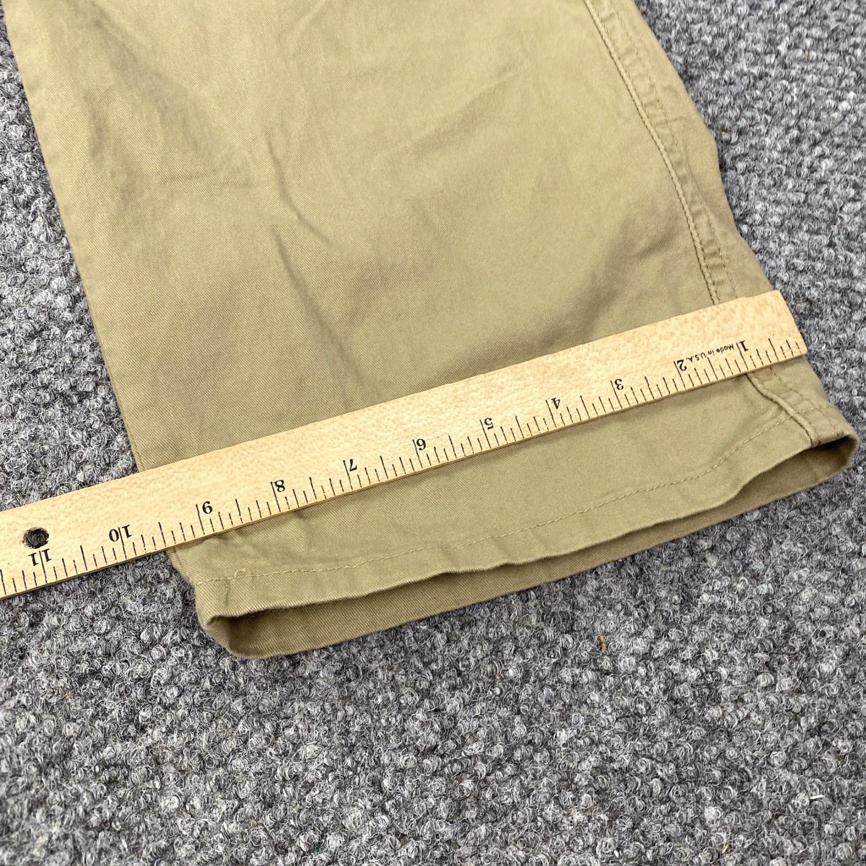 Wrangler Wrangler Cargo Pants Men 42x30 Khaki Relaxed Fit Canvas Workwear Travel Large Waist Size US 42 / EU 58 - 7 Thumbnail