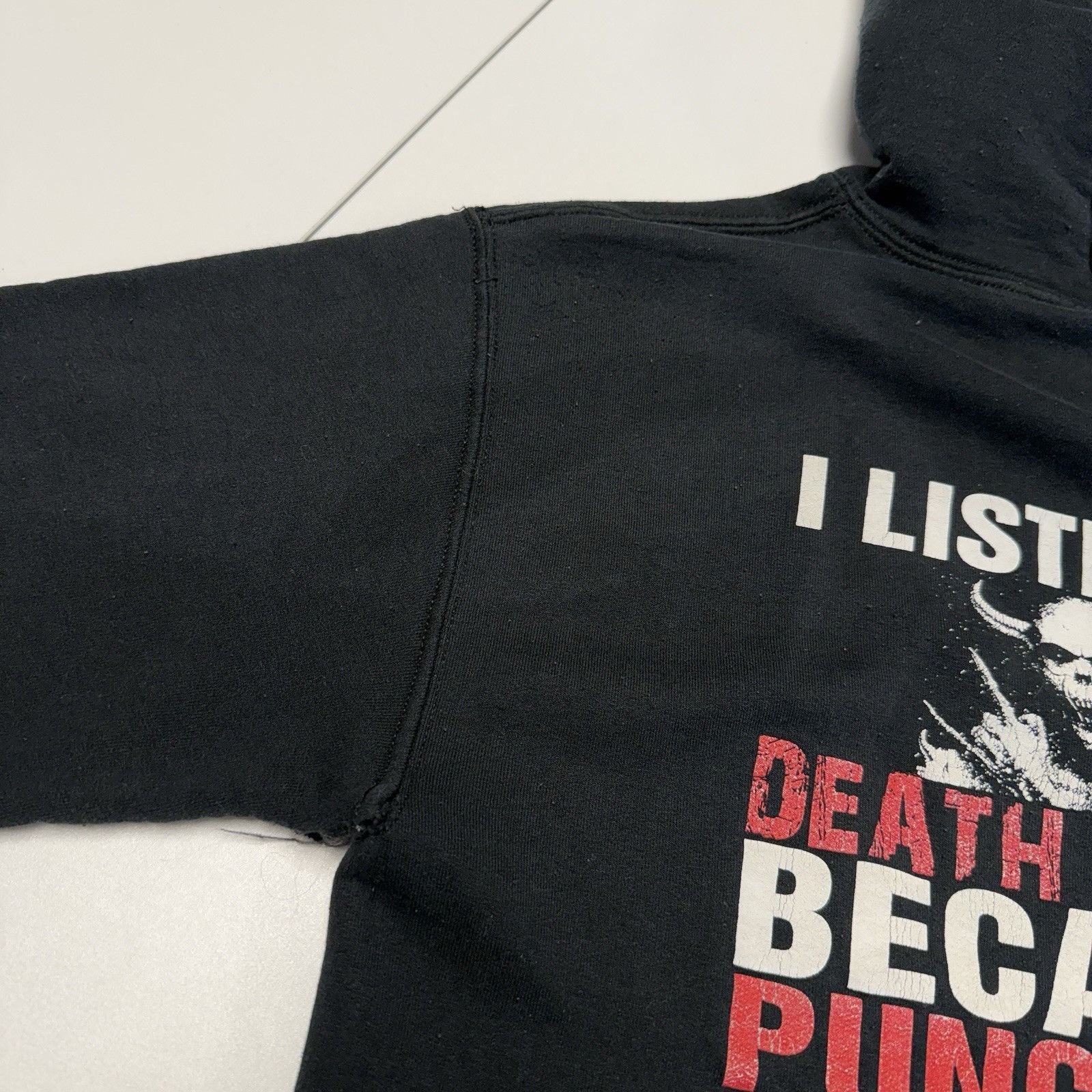 Vintage Death Metal Hoodie Sweatshirt Mens Small Black Size US S / EU 44-46 / 1 - 10 Thumbnail