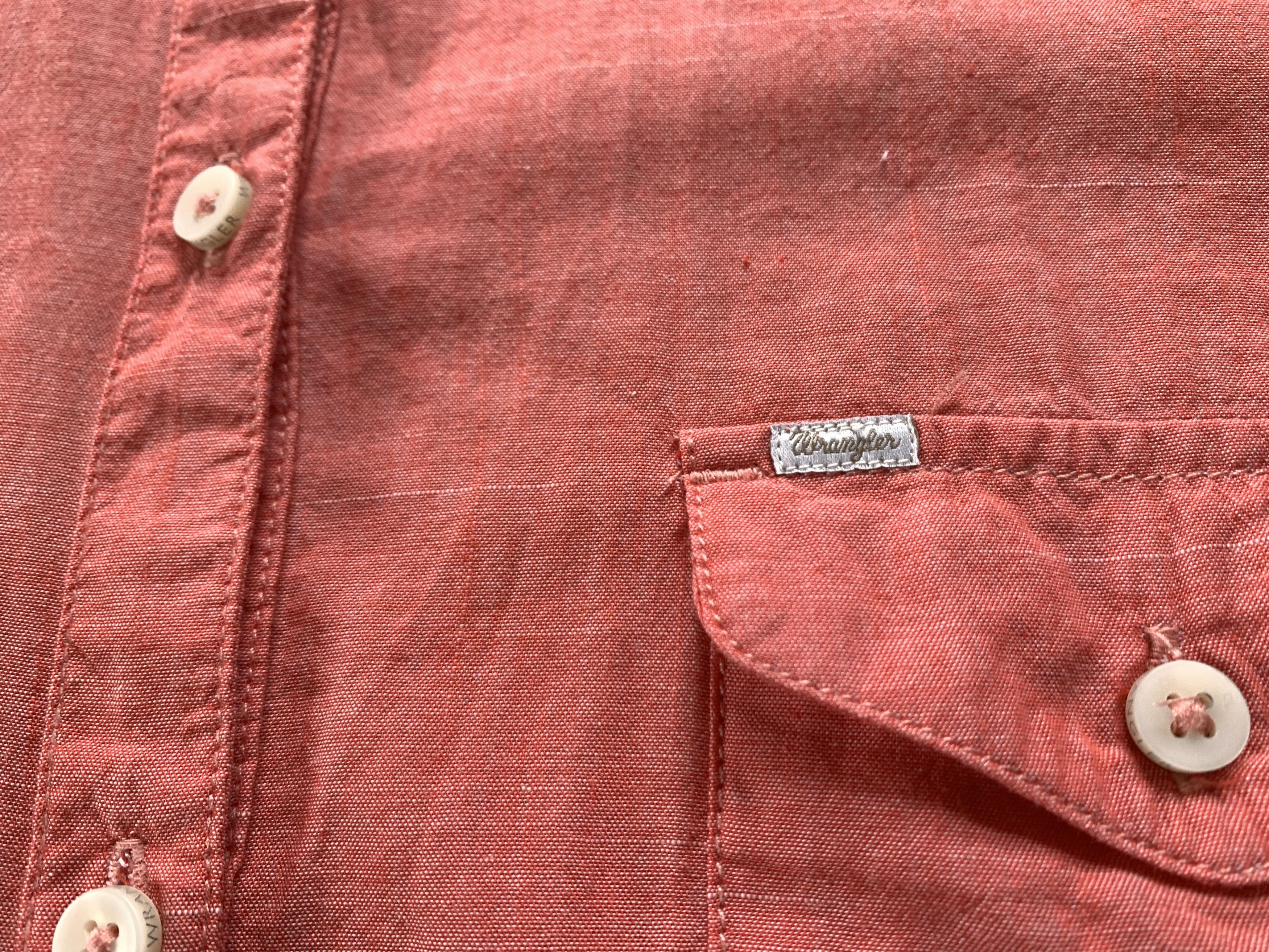 Wrangler Wrangler Coral Cotton Snap Button Western Shirt Size L / US 10 / IT 46 - 5 Thumbnail