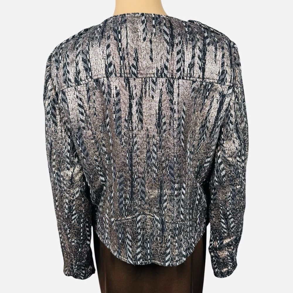 Guess NWT New GUESS Teeya Gilded Moto Jacket Size L Size L / US 10 / IT 46 - 4 Thumbnail