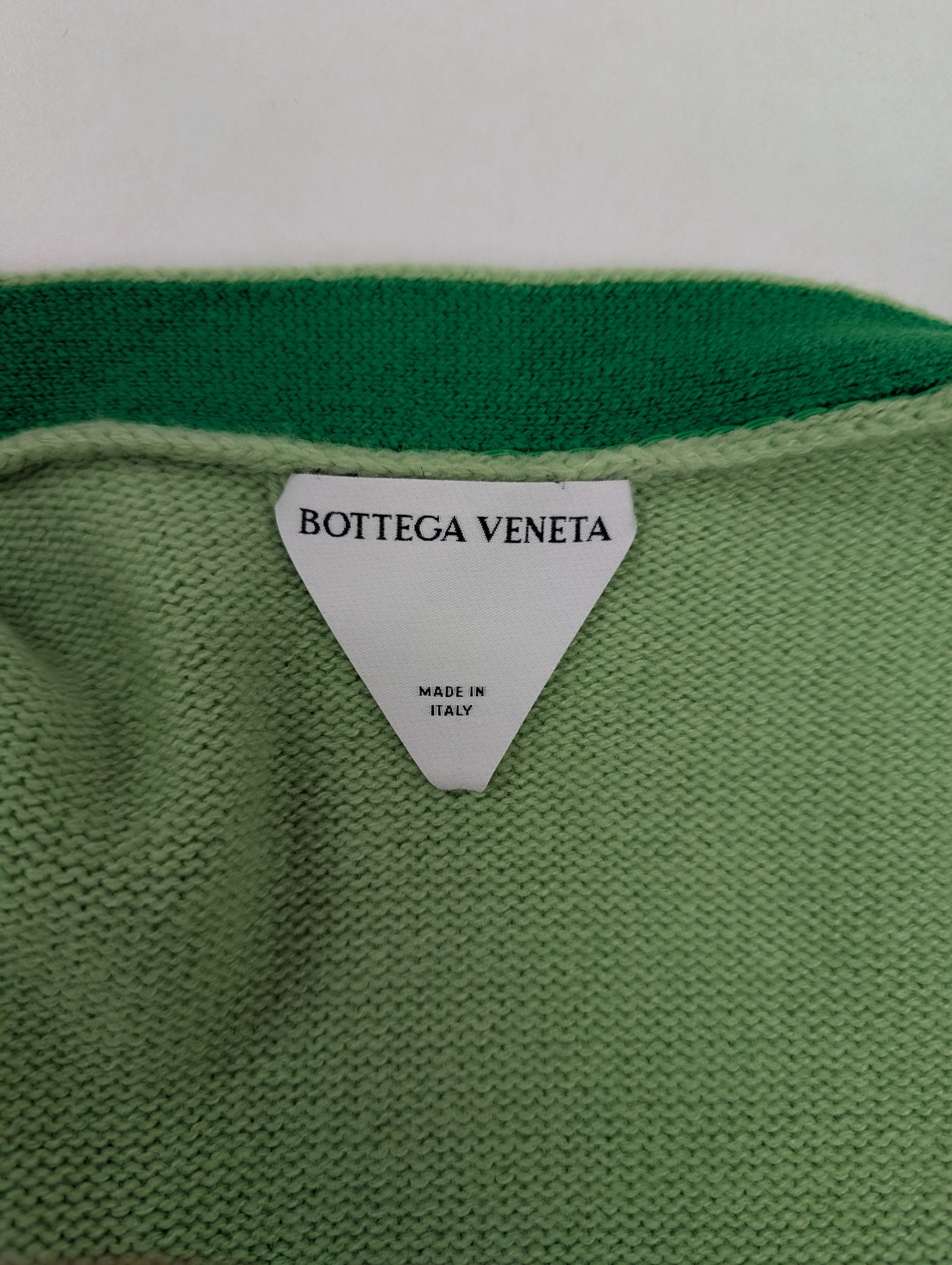 Bottega Veneta Light Green 5-Button Wool Cardigan Size S / US 4 / IT 40 - 5 Thumbnail