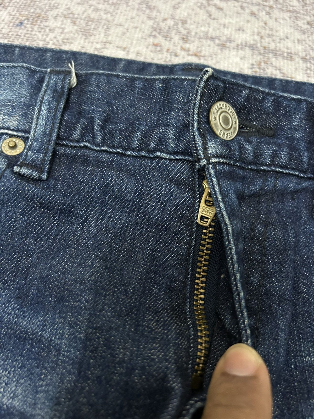 JACKROSE Jackrose Japan Distressed Skinny Jeans Size US 30 / EU 46 - 11 Thumbnail