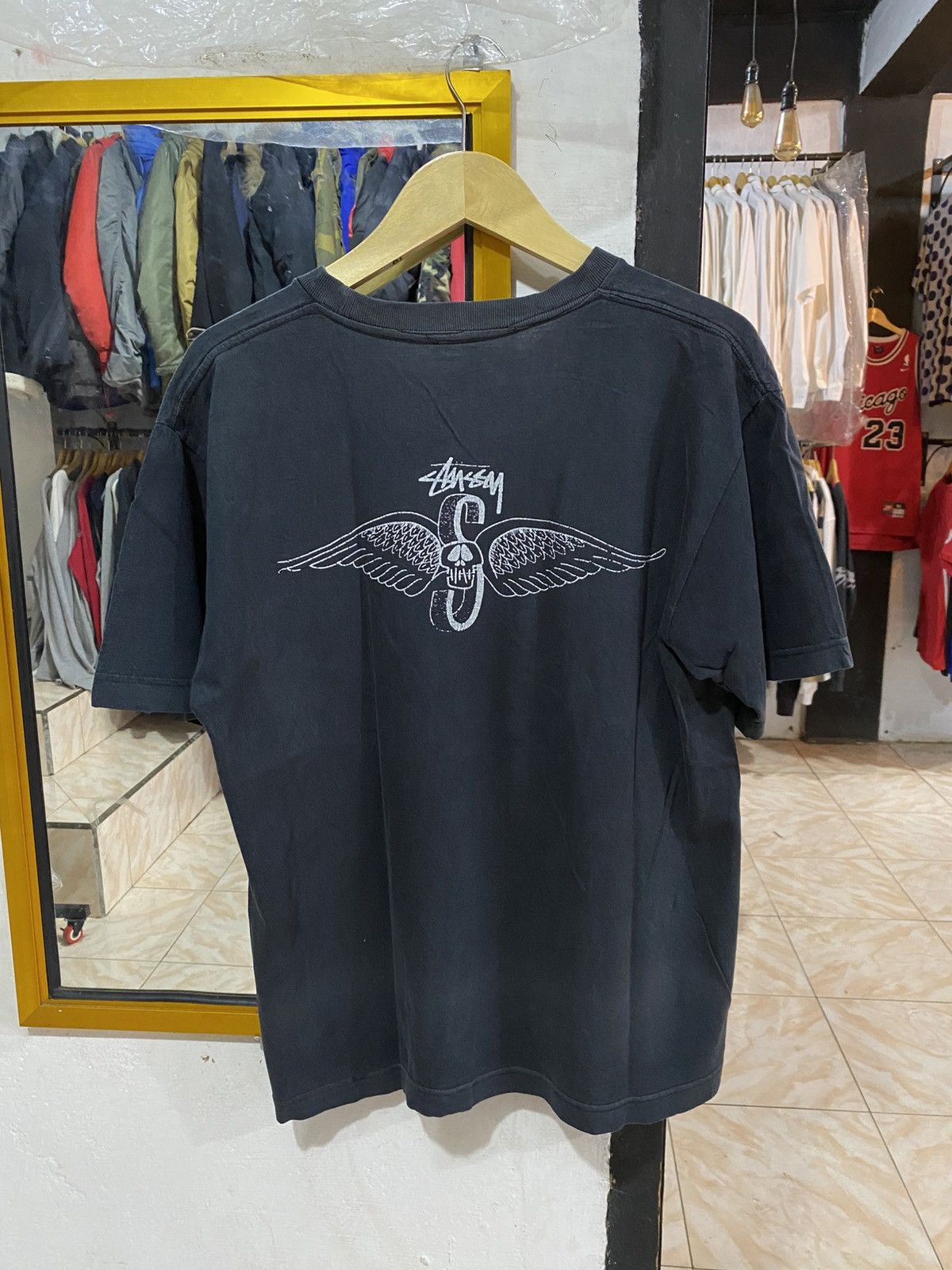 Stussy × Vintage Very rare item 90’s stussy skull and eagles Size US L / EU 52-54 / 3 - 1 Thumbnail