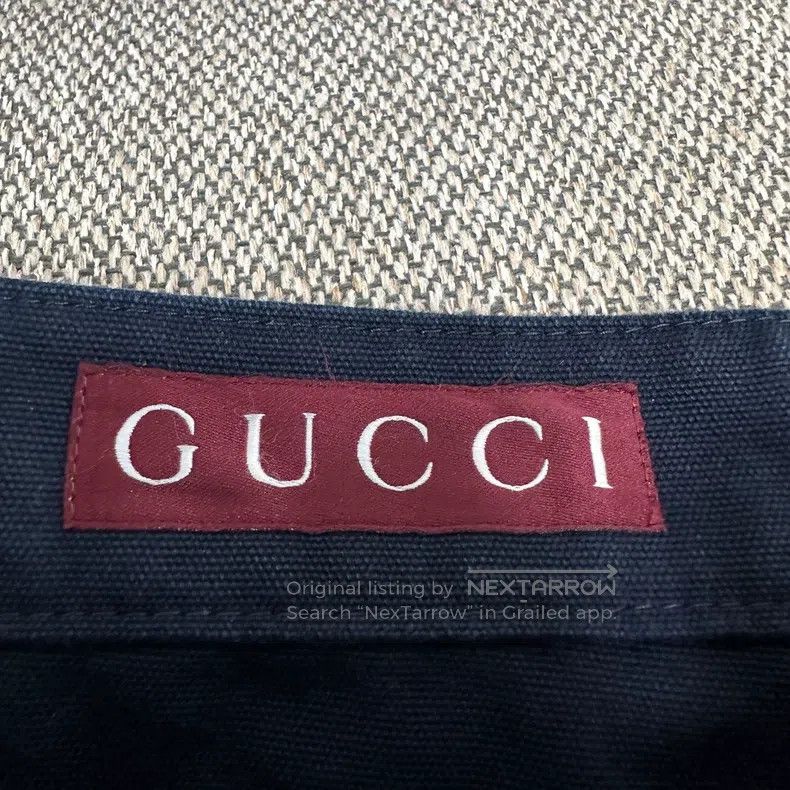 Gucci Gucci Navy blue old-fashioned denim workwear trousers Size US 30 / EU 46 - 3 Thumbnail