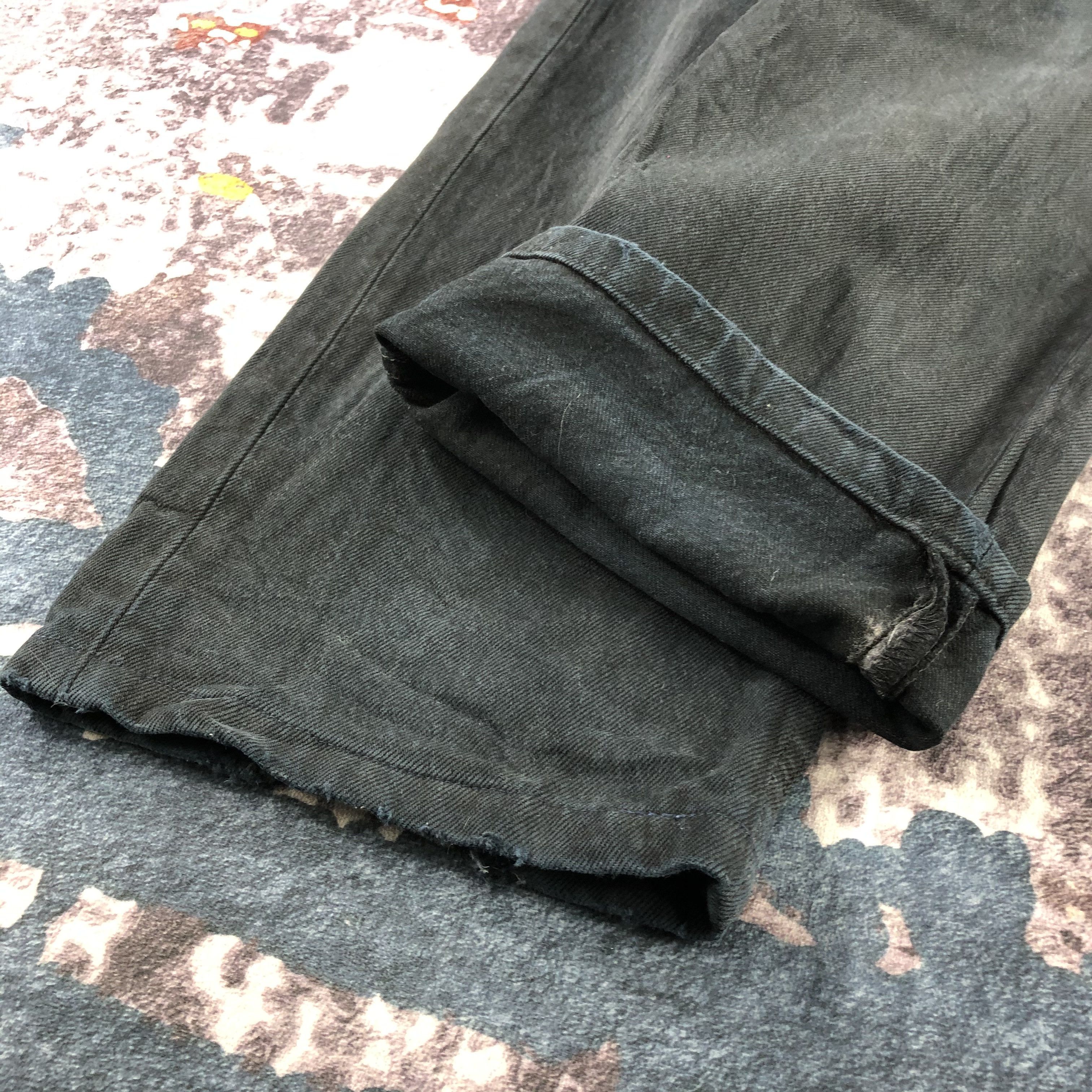 Levi's 90s Vintage Faded Black Levis 501 Jeans-JM2936 Size US 35 - 9 Thumbnail
