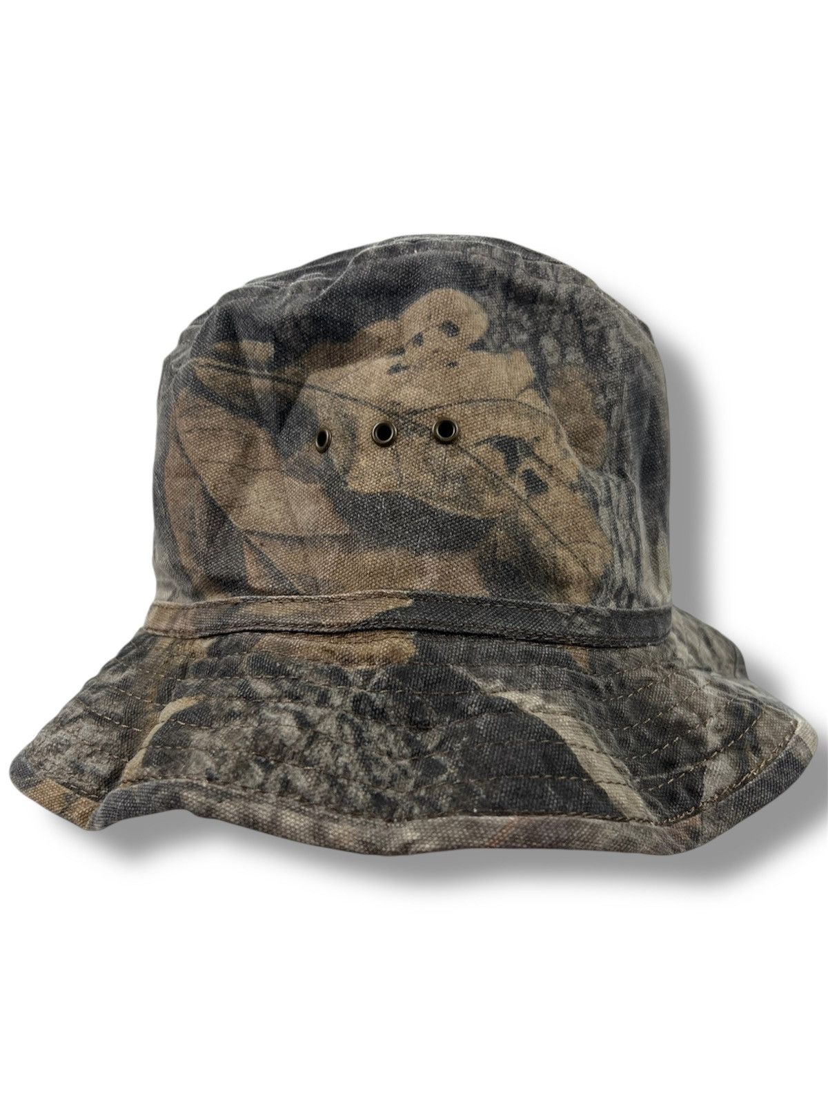 Vintage Vintage Realtree Hardwoods Camo Bucket Hat Size ONE SIZE - 3 Thumbnail