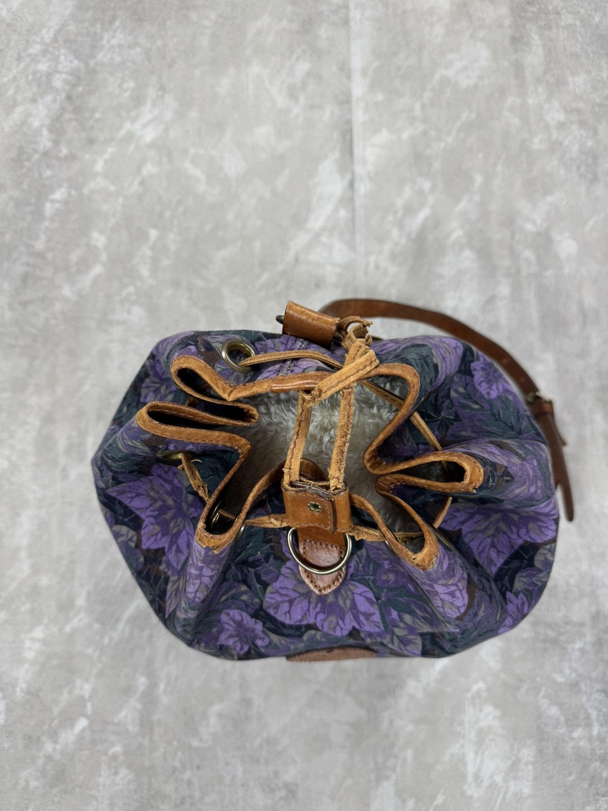 Laura Ashley Laura Ashley Vintage baguette duffle drawstring bag floral Size ONE SIZE - 14 Thumbnail