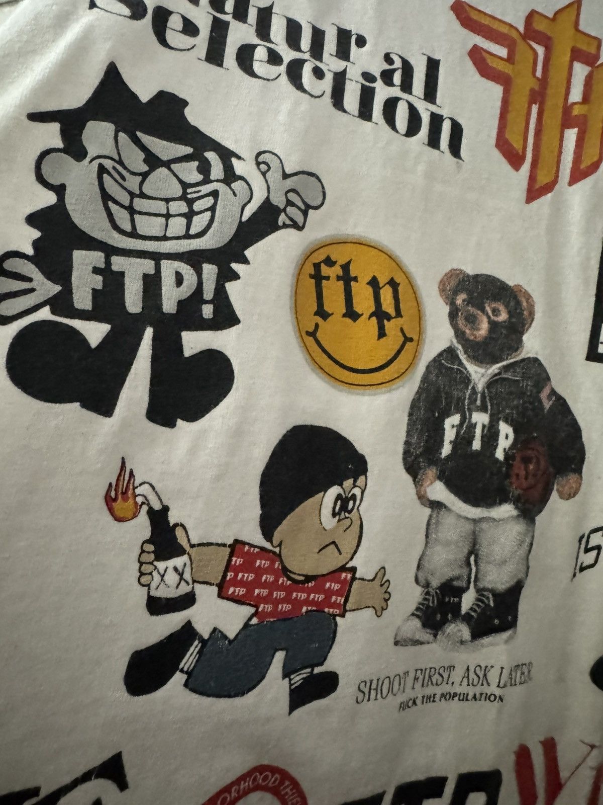 Fuck The Population FTP 13 Years Archive T-Shirt Size US L / EU 52-54 / 3 - 4 Thumbnail