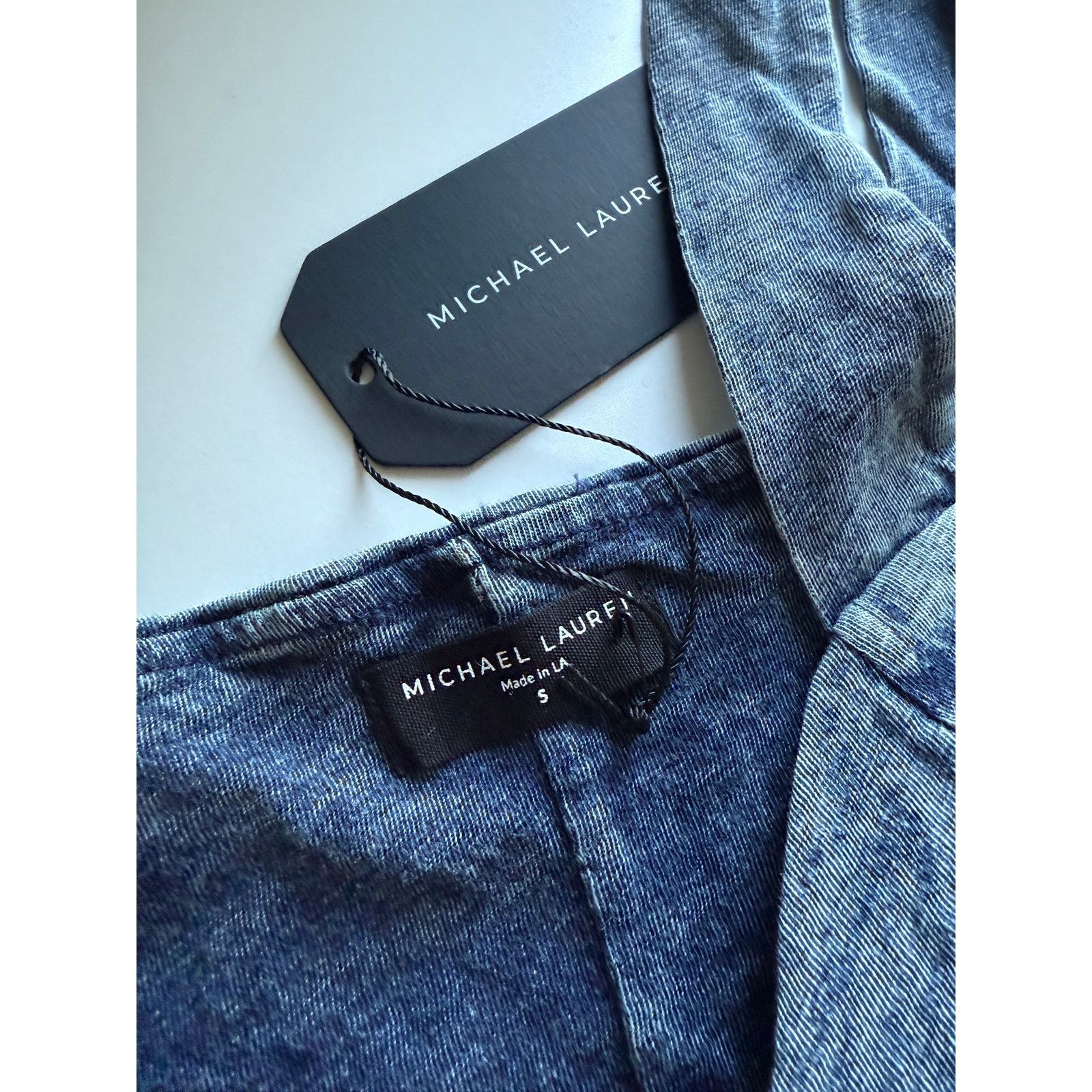 REVOLVE $118 New Michael Lauren Denim Look Corset Tank - Small Size S / US 4 / IT 40 - 4 Thumbnail