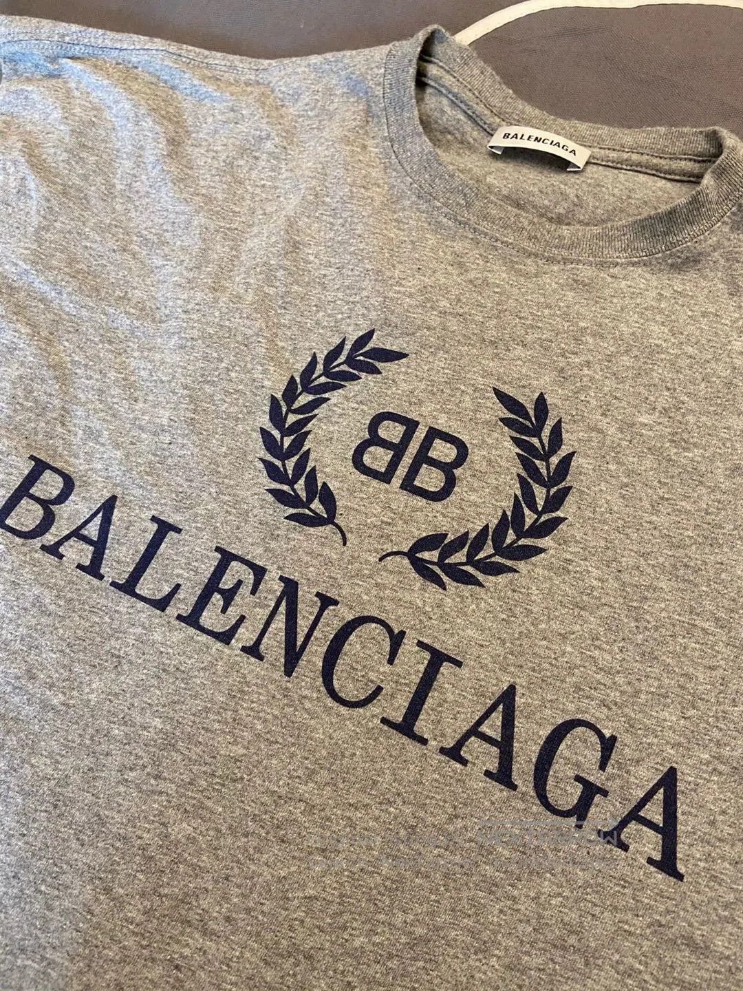 Balenciaga balenciaga gray logo tee shirt. Size US XS / EU 42 / 0 - 2 Thumbnail