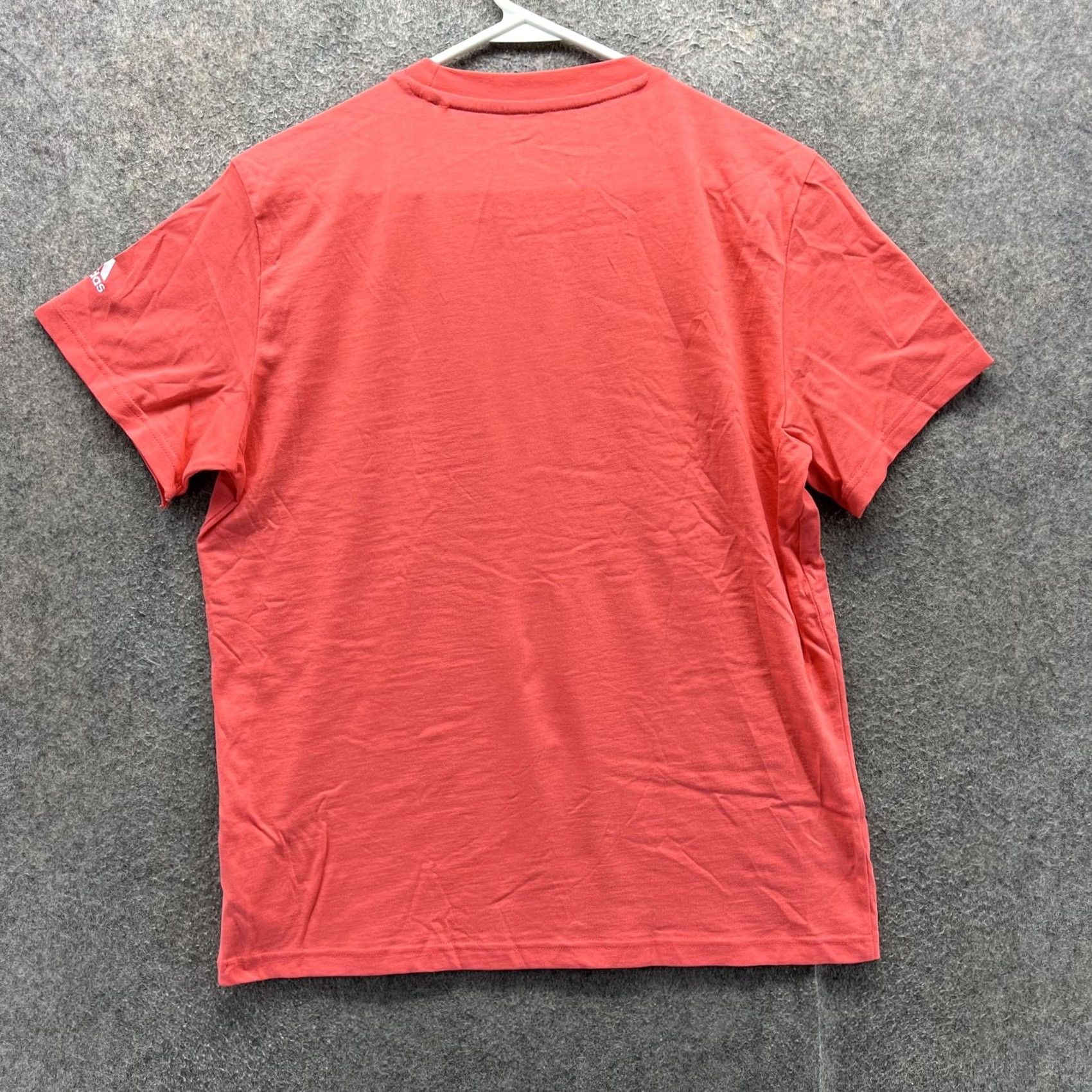 Adidas Adidas Amplifier Shirt Mens Large Pink Script Logo Graphic Tee Sportswear Size US L / EU 52-54 / 3 - 2 Thumbnail