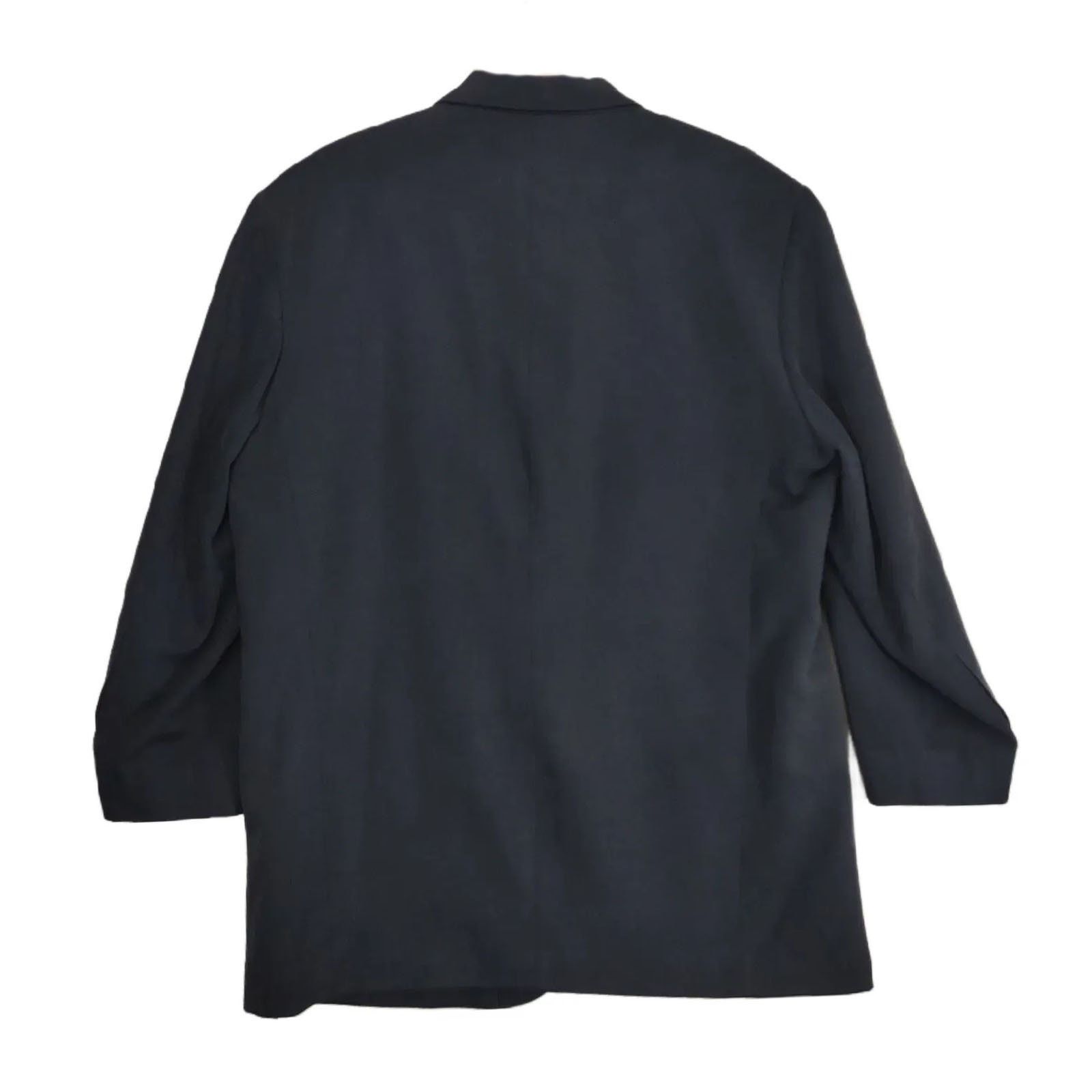 Other AXIS Men's XL Navy Blue Silk 3-Button Blazer Jacket Size US XL / EU 56 / 4 - 3 Thumbnail