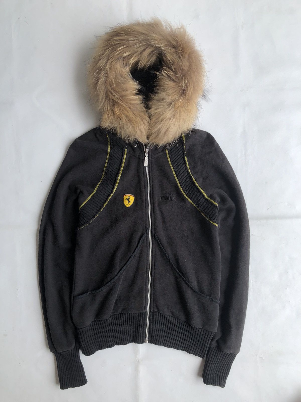 Puma x Ferrari Fur Hoodie Zipper Ifsixwasnine LGB style
