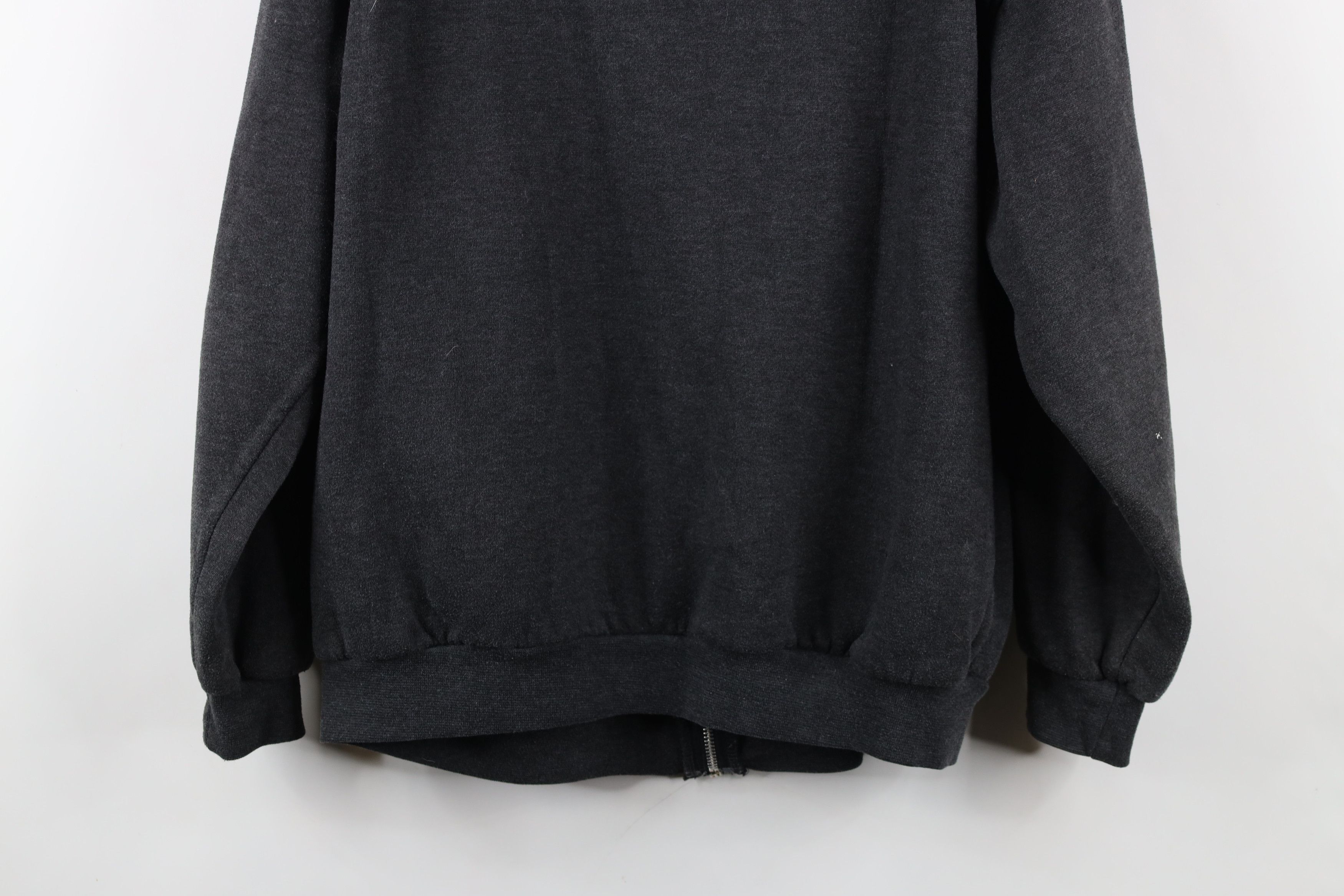 Vintage Vintage 90s Streetwear Heavy Thermal Waffle Knit Hoodie Size US L / EU 52-54 / 3 - 14 Thumbnail