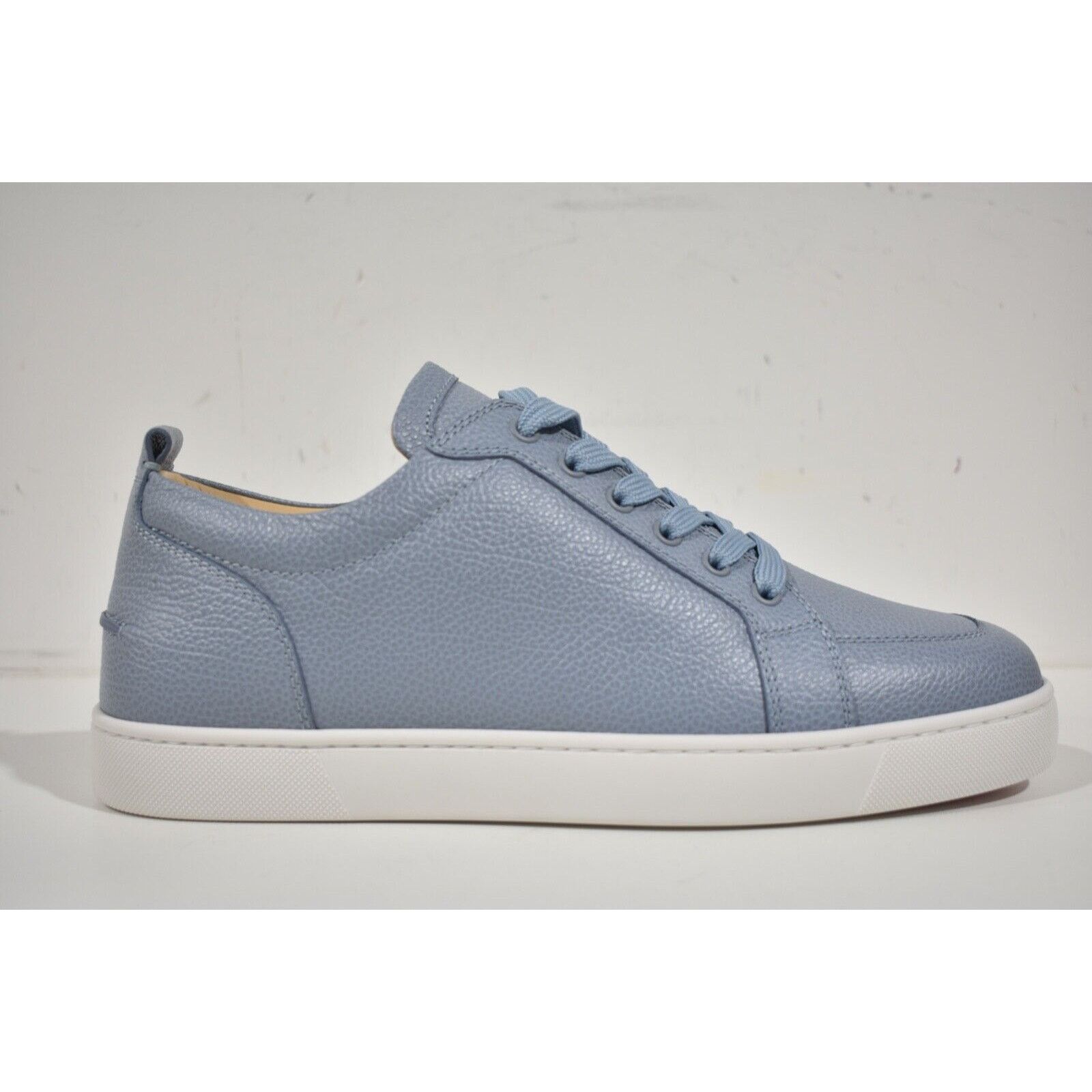Christian Louboutin Christian Louboutin Rantulow Flat Blue Zinc Leather Low Size US 10.5 / EU 43-44 - 2 Thumbnail