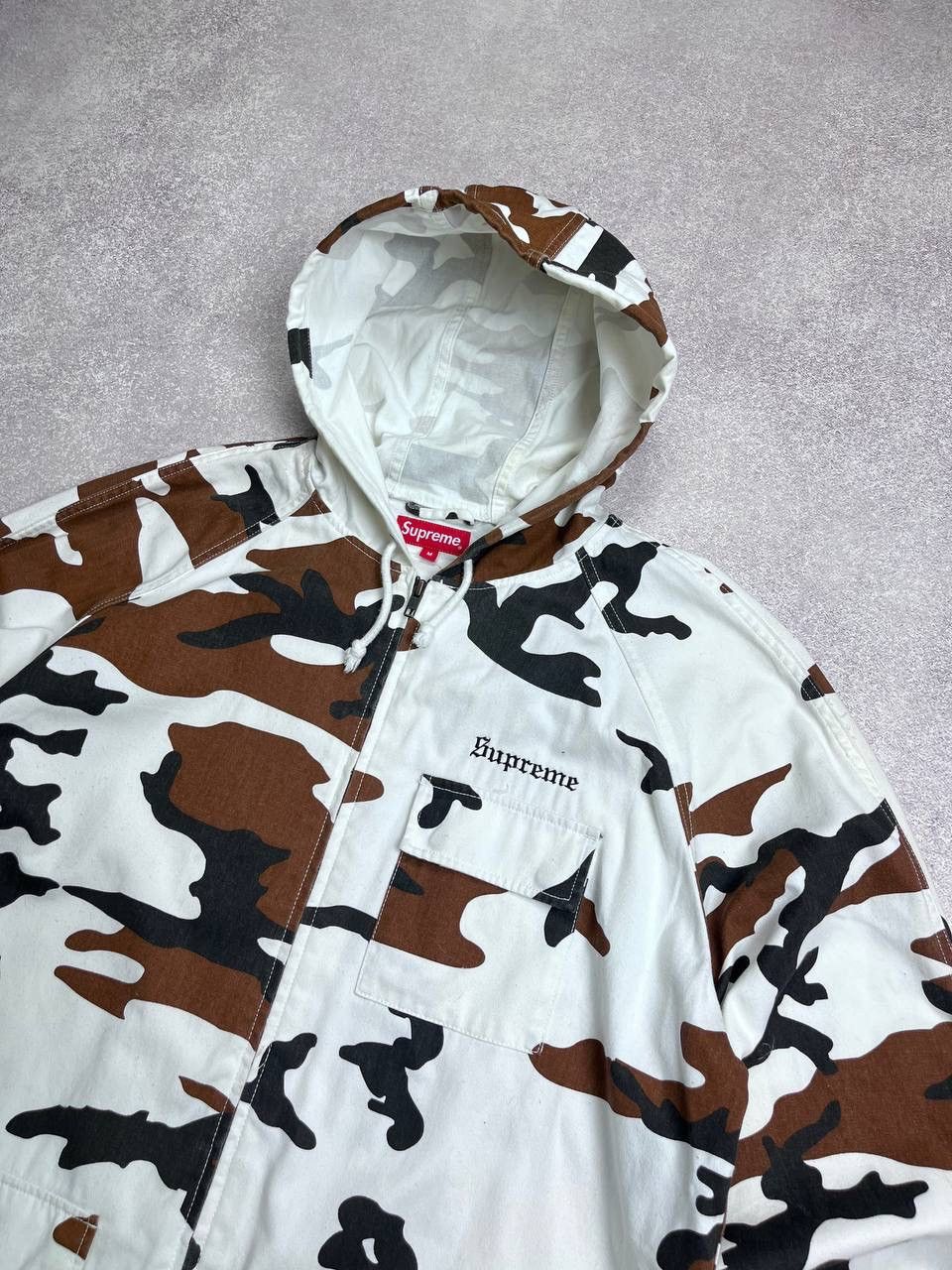 Supreme Supreme FW16 Cow Camo Twill Zip Parka Jacket Medium Size US M / EU 48-50 / 2 - 3 Thumbnail