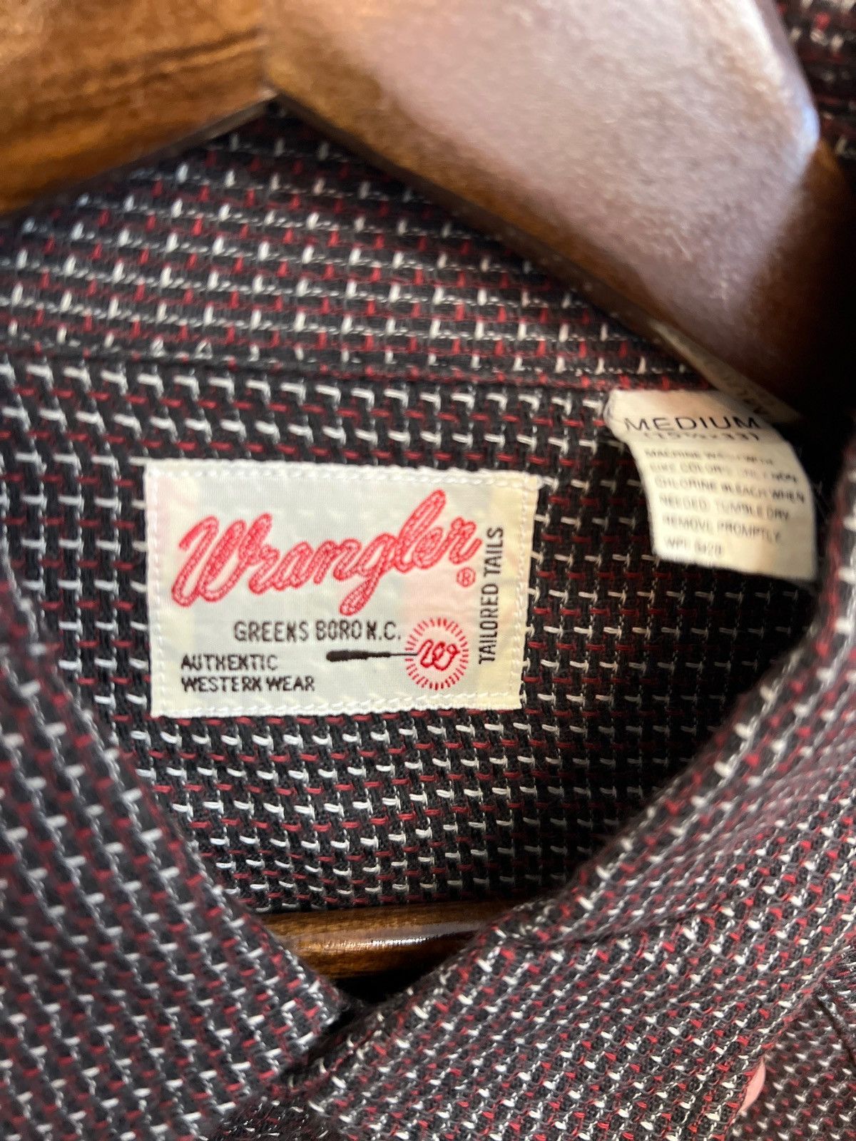 Wrangler Vintage Wrangler Pearl Snap Shirt - Medium (P21) Size US M / EU 48-50 / 2 - 7 Thumbnail