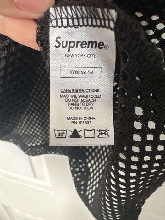 Supreme Mesh Baseball Top Black Men's - SS18 - US