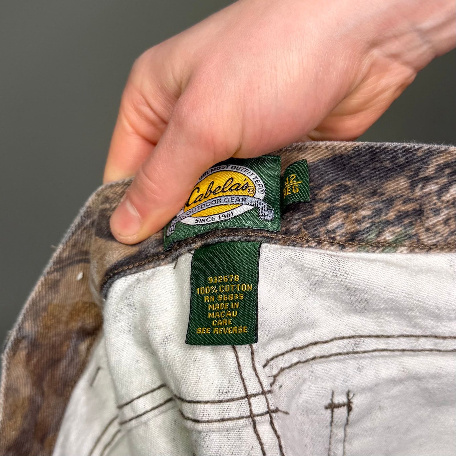 Cabelas Vintage 90s Cabelas Camo Jeans 42x28 Baggy Wide Real Tree Size US 42 / EU 58 - 5 Thumbnail