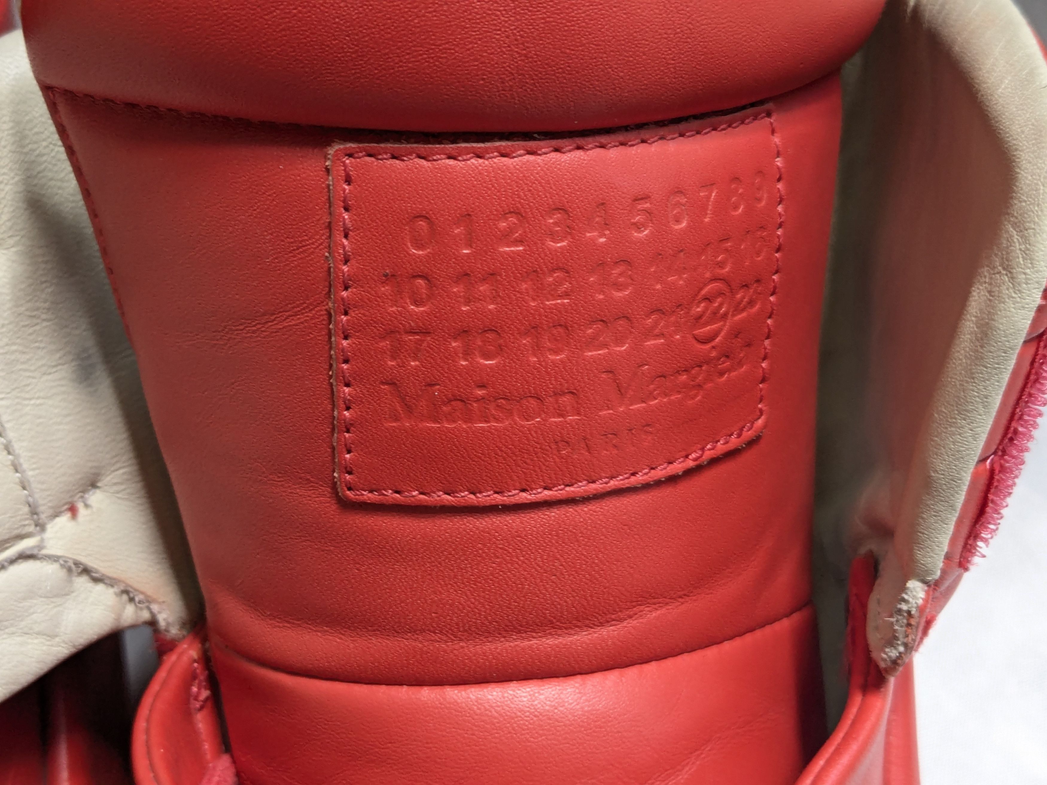 Maison Margiela Maison Margiela Future High Tops Sneakers Red 9 42 Size US 9 / EU 42 - 5 Thumbnail
