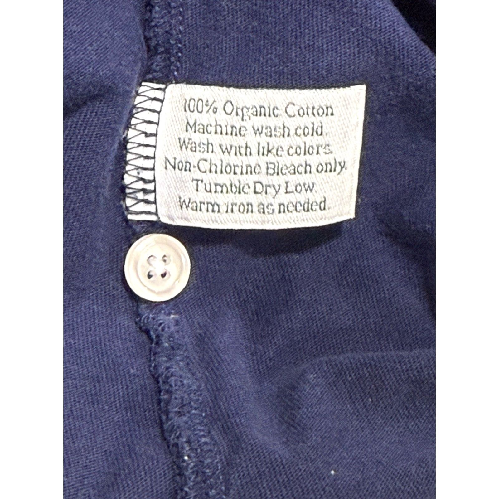 Vintage VINTAGE Criquet Men's Polo Shirt Long Sleeve Navy Blue 100% Organic Cotton XL Size US XL / EU 56 / 4 - 5 Thumbnail