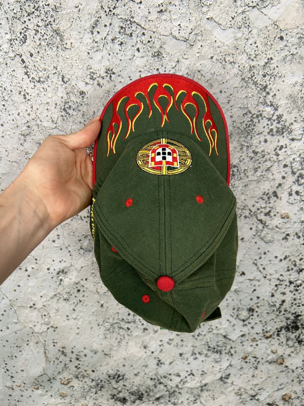 Vintage Vintage Portugal Football Hat 90s Soccer Jersey Streetwear Size ONE SIZE - 4 Thumbnail