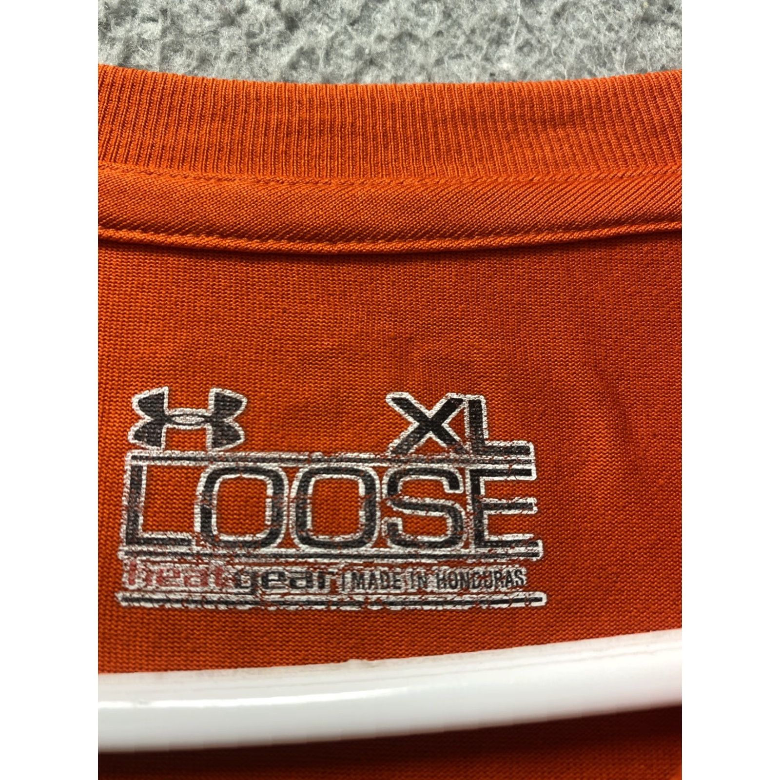 Under Armour Under Armour XL Orange Long Sleeve Henley Shirt Men's HeatGear Moisture Wicking Stretch Size US XL / EU 56 / 4 - 4 Thumbnail