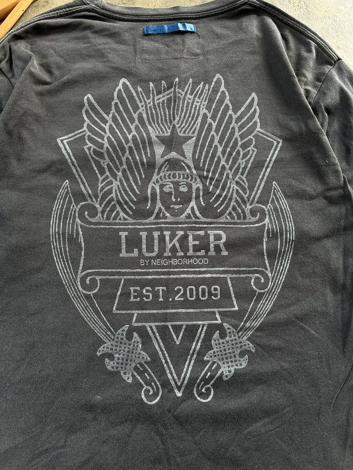 Japanese Brand × Neighborhood 🔥Luker Neighborhood Big Logo 3 Quarter Tees Japan Size US S / EU 44-46 / 1 - 8 Thumbnail