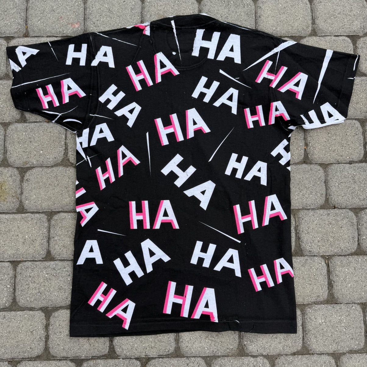 Vintage 1988 DC Comics Joker “HAHA” AOP T Shirt Size US L / EU 52-54 / 3 - 2 Thumbnail