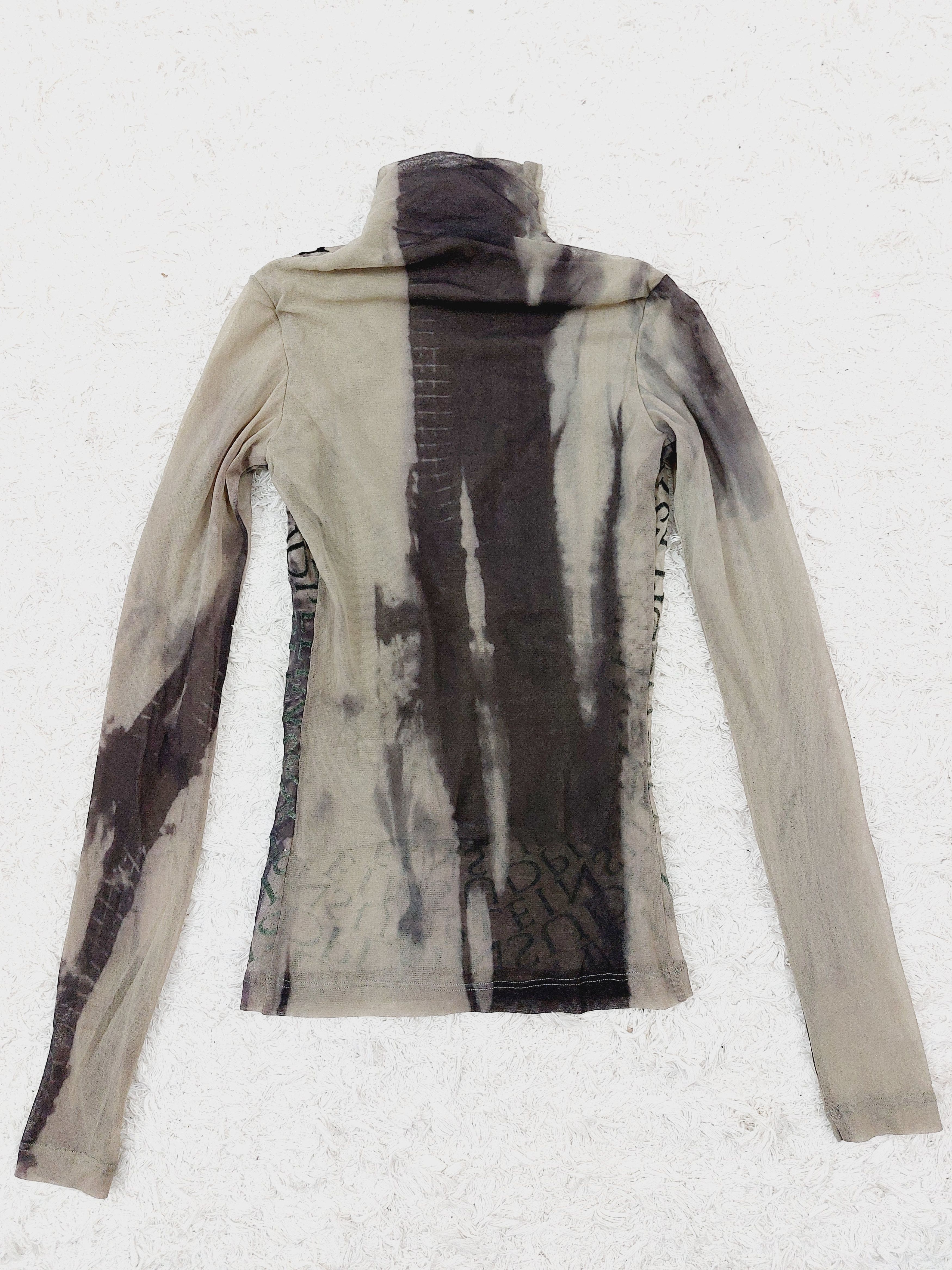 plein sud Plein Sud Faycal Optical Illusion Trompe L’Oeil Mesh Top Size S / US 4 / IT 40 - 7 Thumbnail