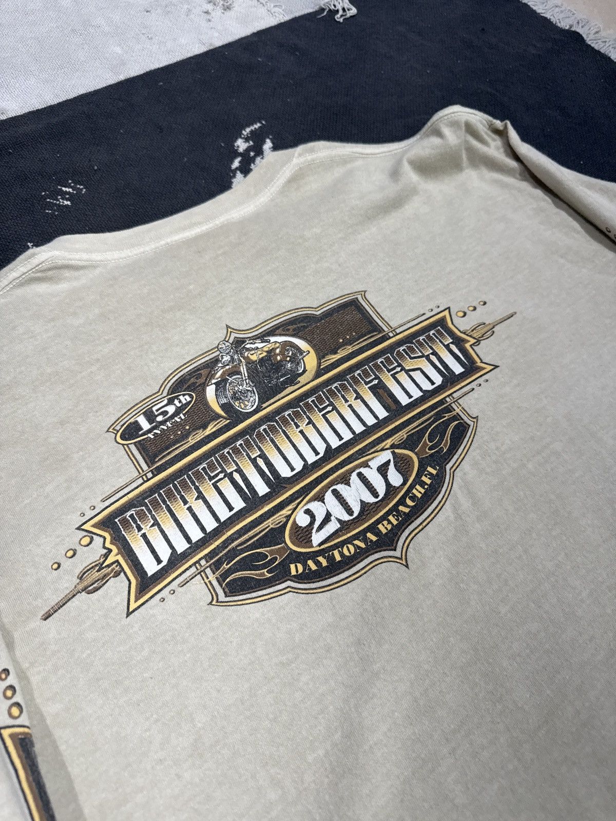 Vintage Biketoberfest 2007 Daytona Beach Motorcycle Y2K T-Shirt Size US XL / EU 56 / 4 - 4 Thumbnail