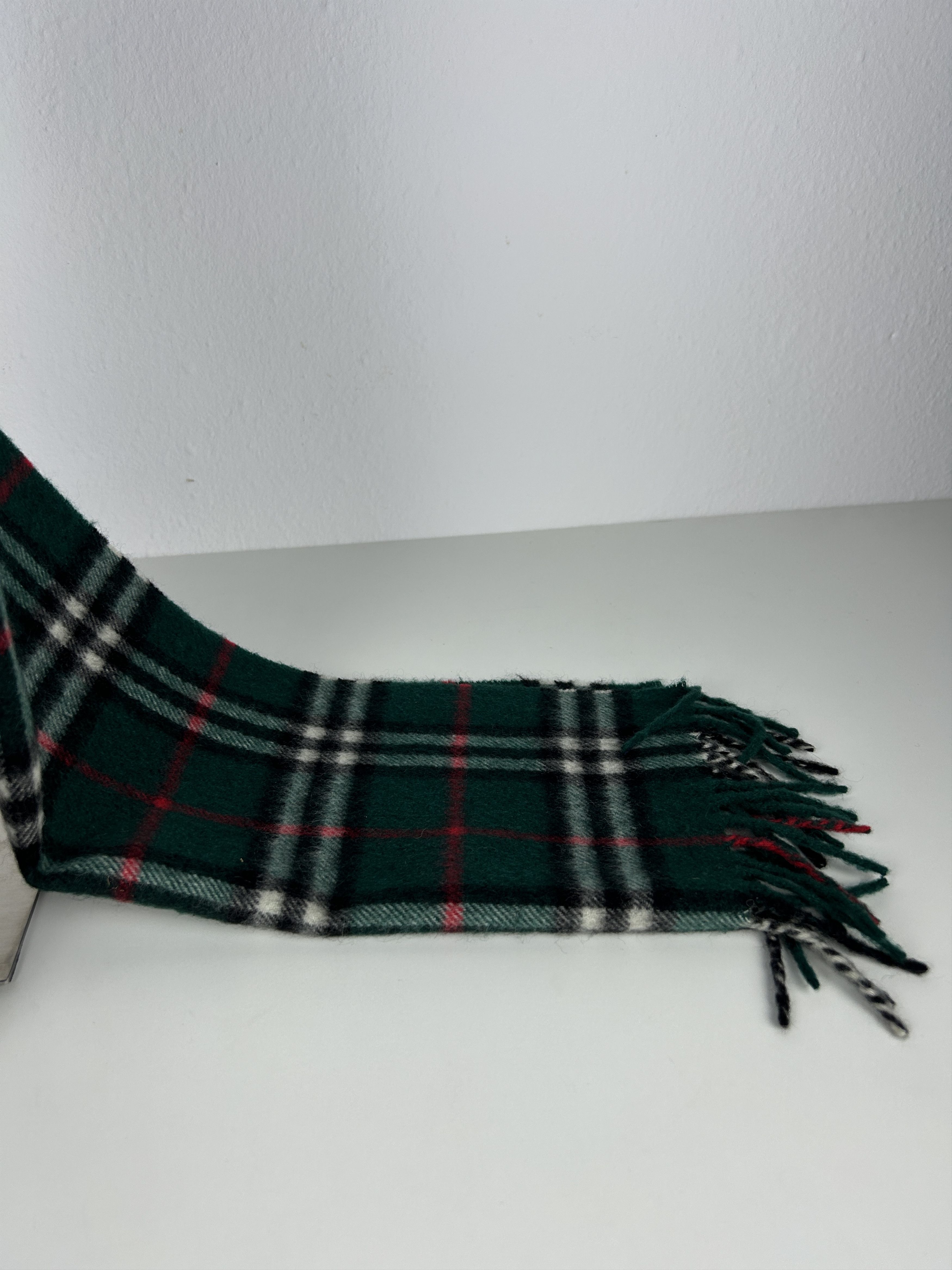 Burberry Vintage Burberry green nova check cashmere scarf Size ONE SIZE - 11 Thumbnail
