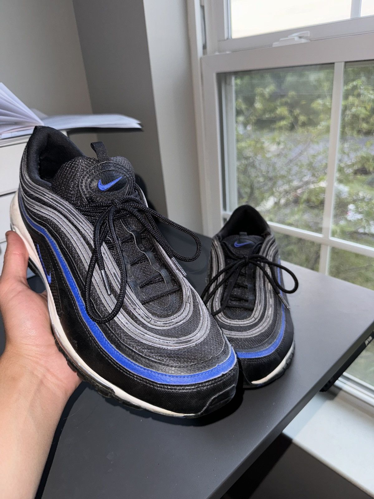 Nike Nike Air Max 97 “Mesh” sz 13 Size US 13 / EU 46 - 1 Thumbnail