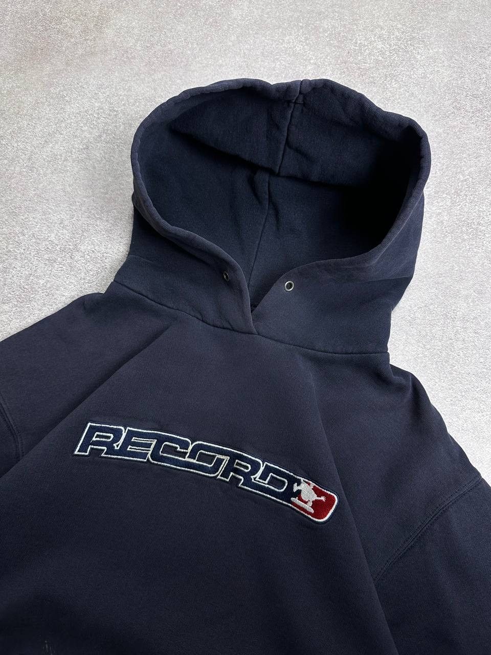 Vintage Vintage Record JNCO Boxy Heavy Cotton Hoodie S Y2K Size US S / EU 44-46 / 1 - 3 Thumbnail