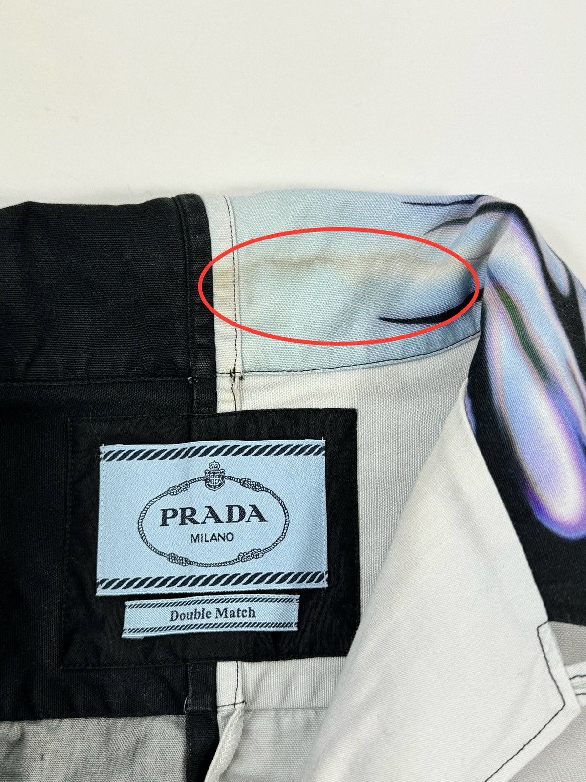 Prada DOUBLE MATCH FLAME PRINT BOX FIT SHIRT Size US L / EU 52-54 / 3 - 5 Thumbnail