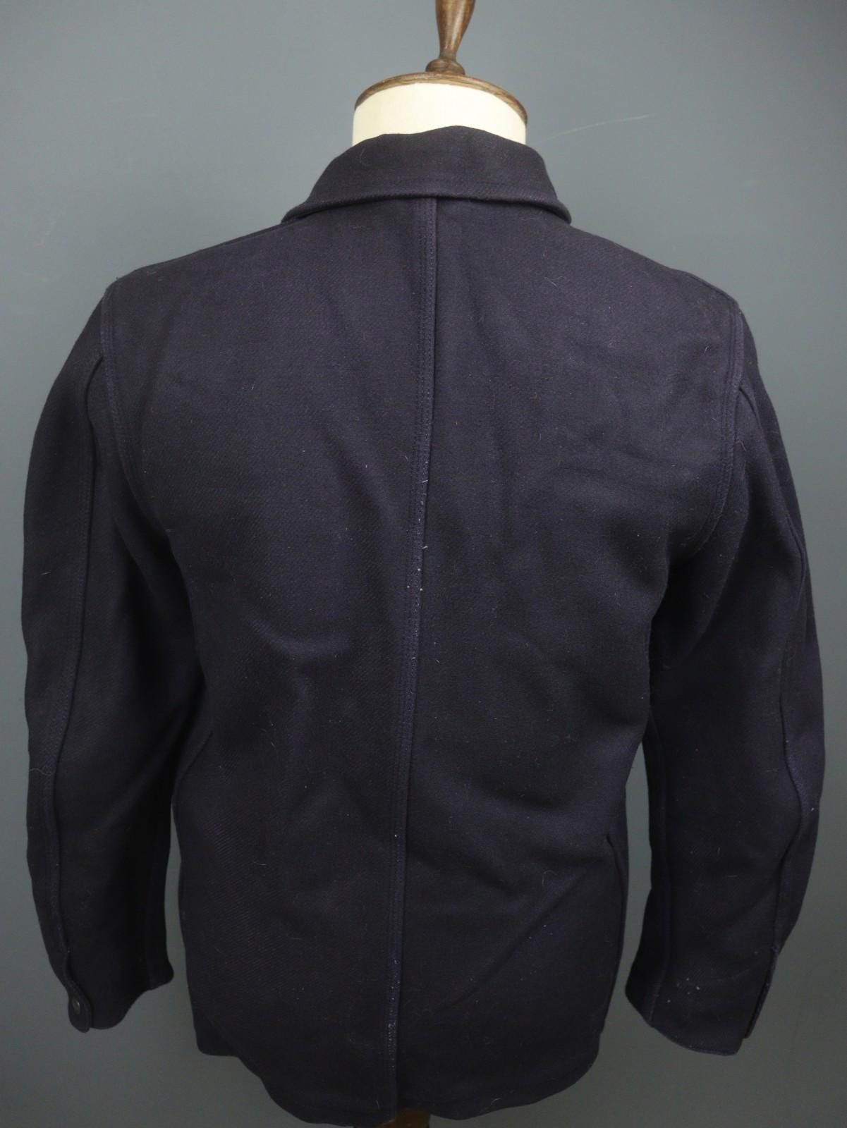Carhartt Carhartt Navy Wool Collared Palmer Coat Jacket Size M Size US M / EU 48-50 / 2 - 9 Thumbnail