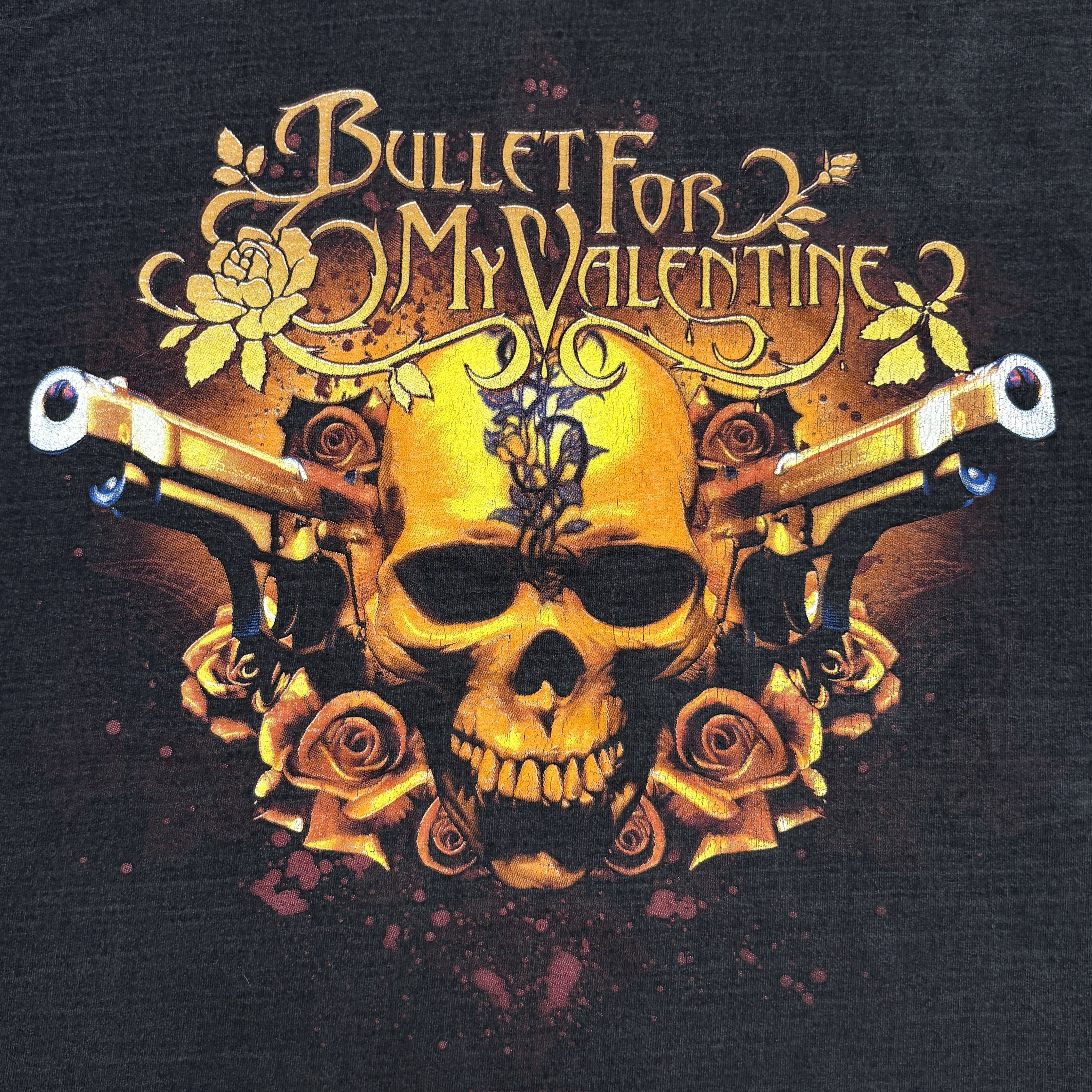 Band Tees Vintage Bullet For My Valentine Shirt Y2K Metalcore Band Tee Size US L / EU 52-54 / 3 - 6 Thumbnail
