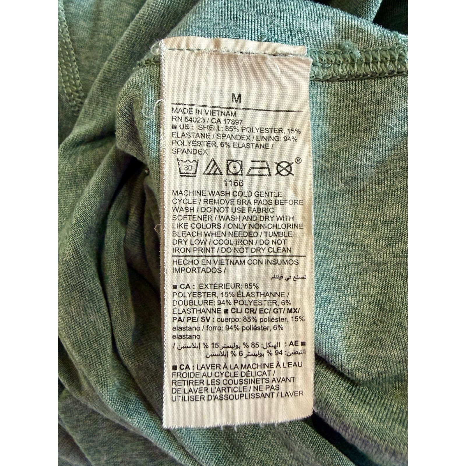 Old Navy OLD NAVY Women’s Sage Active Cloud Racerback Bodysuit Romper Size 32" / US 10 / IT 46 - 4 Thumbnail