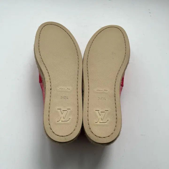 Louis Vuitton Louis Vuitton Pink Canvas Fisherman Shoes -2508 Size US 5 / EU 37 - 4 Thumbnail