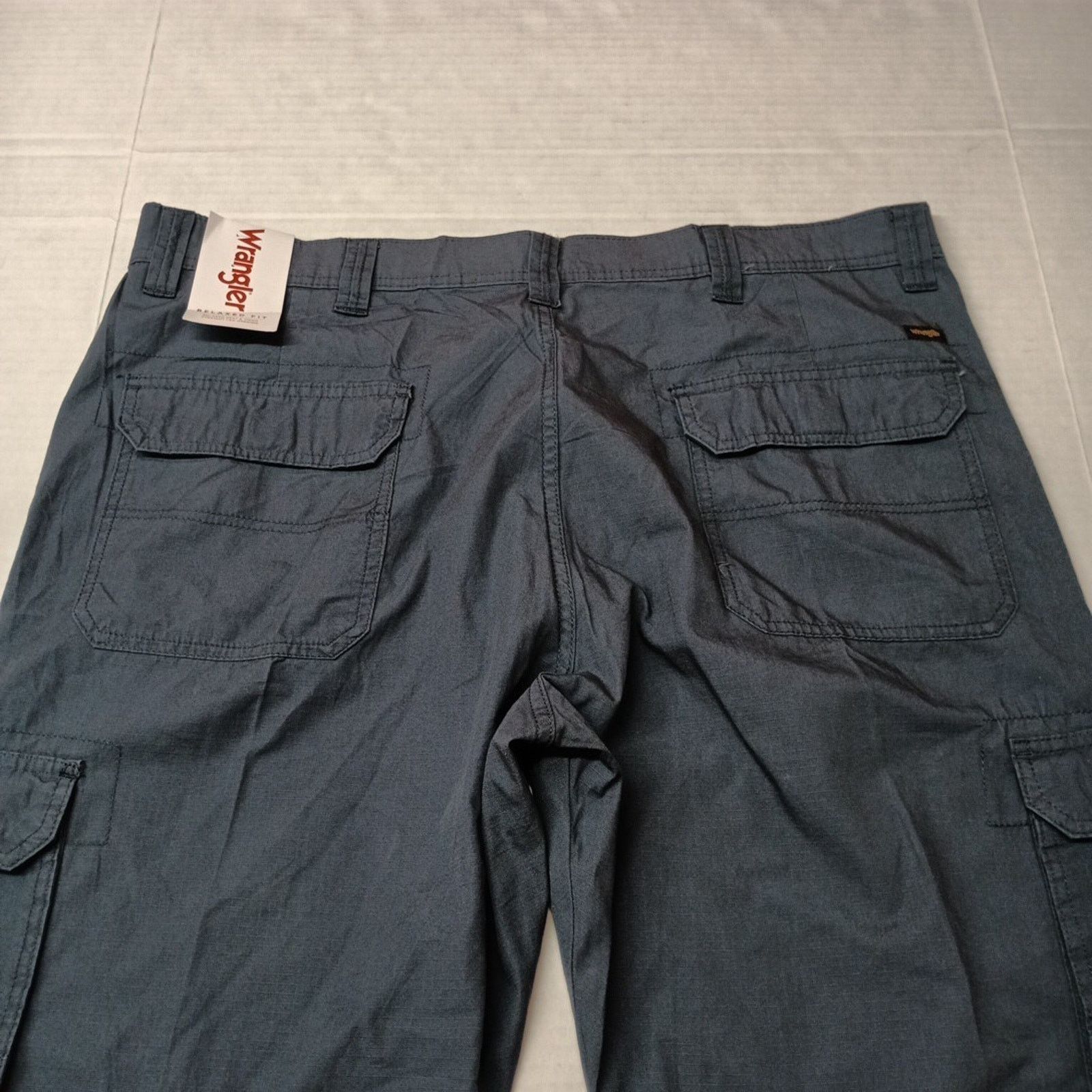 Wrangler Wrangler Cargo Pant Men 40x30 Blue Rip Stop Relaxed Fit Tech Size US 40 / EU 56 - 7 Thumbnail