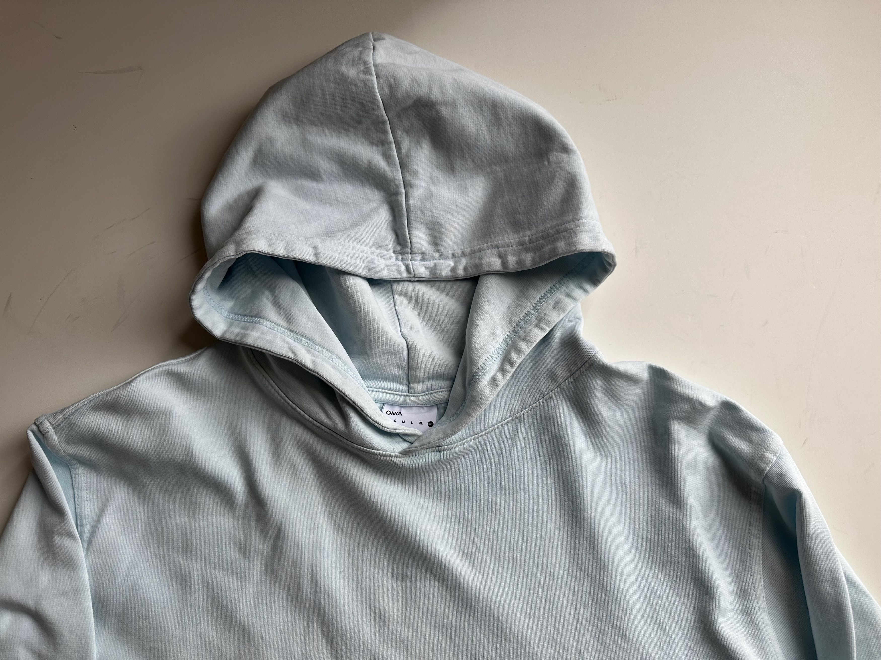 Onia Onia Cotton Jersey Oversize Hoodie - Sky Blue - XXL Size US XXL / EU 58 / 5 - 2 Thumbnail