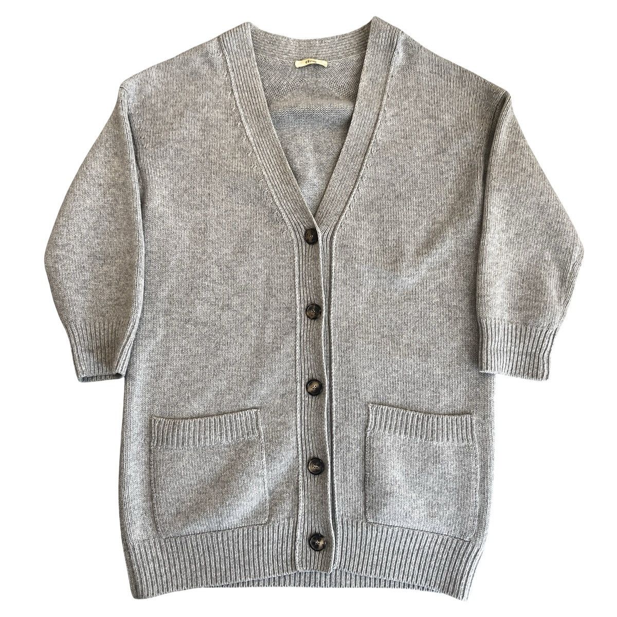 Celine Celine by Phoebe Philo Heavy Long Knit Cardigan Size US XS / EU 42 / 0 - 1 Thumbnail