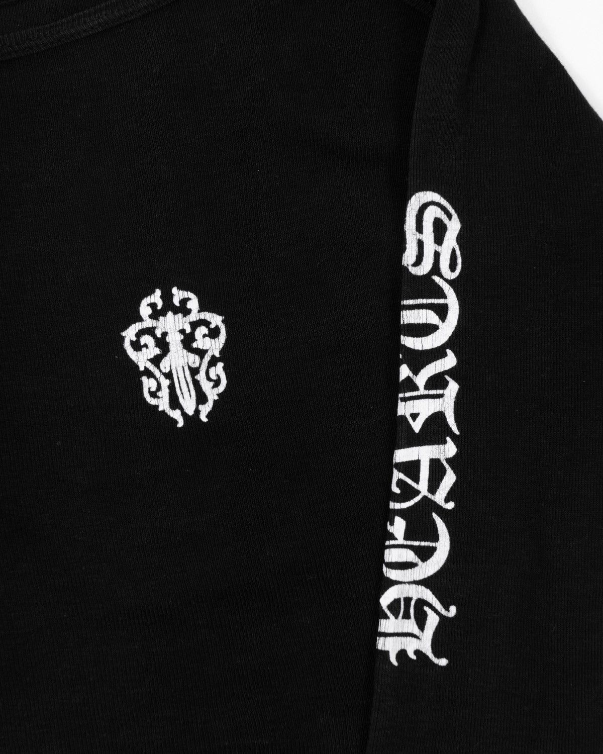 Chrome Hearts *VERY RARE* Chrome Hearts Dagger Logo Croptop 1990’s Black Size XS / US 0-2 / IT 36-38 - 6 Thumbnail