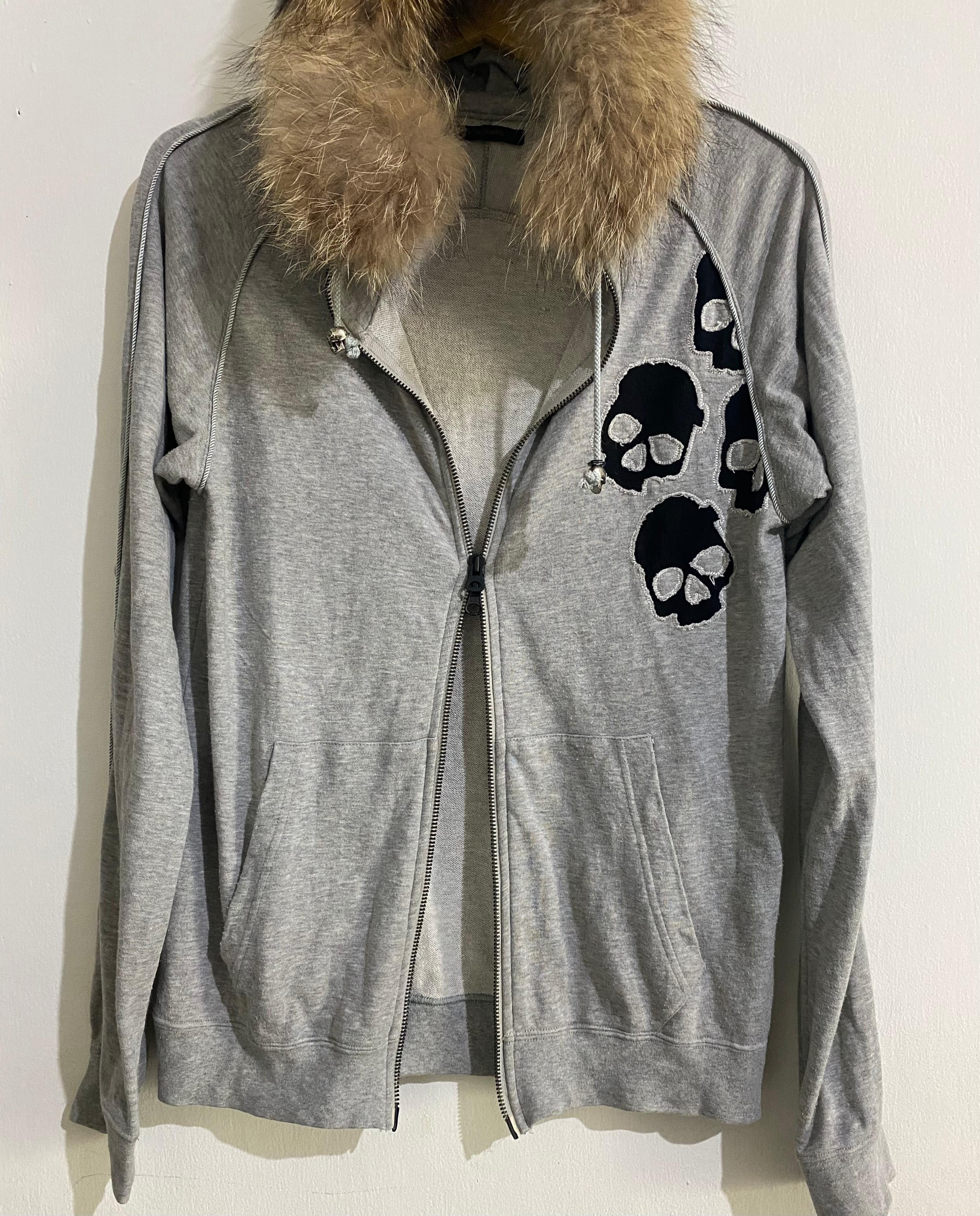 If Six Was Nine Japanese Fur Skull zipp hoodie Size US M / EU 48-50 / 2 - 2 Thumbnail